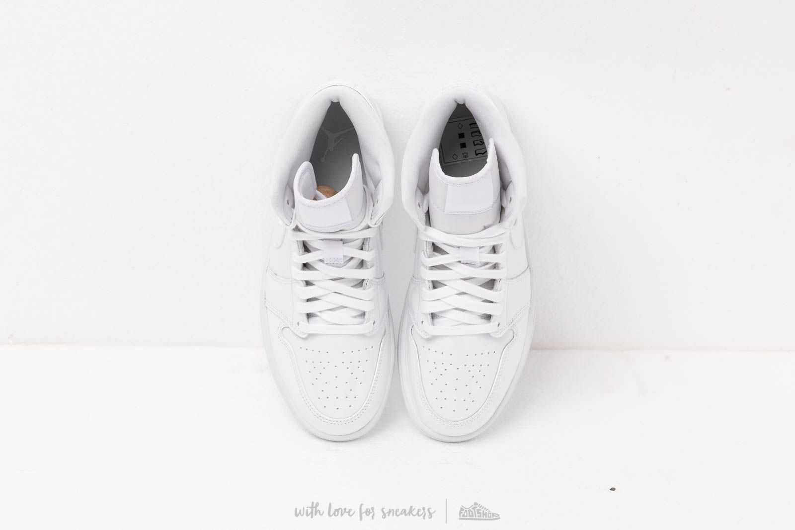 Women's shoes Air Jordan Wmns 1 Mid White/ White-White