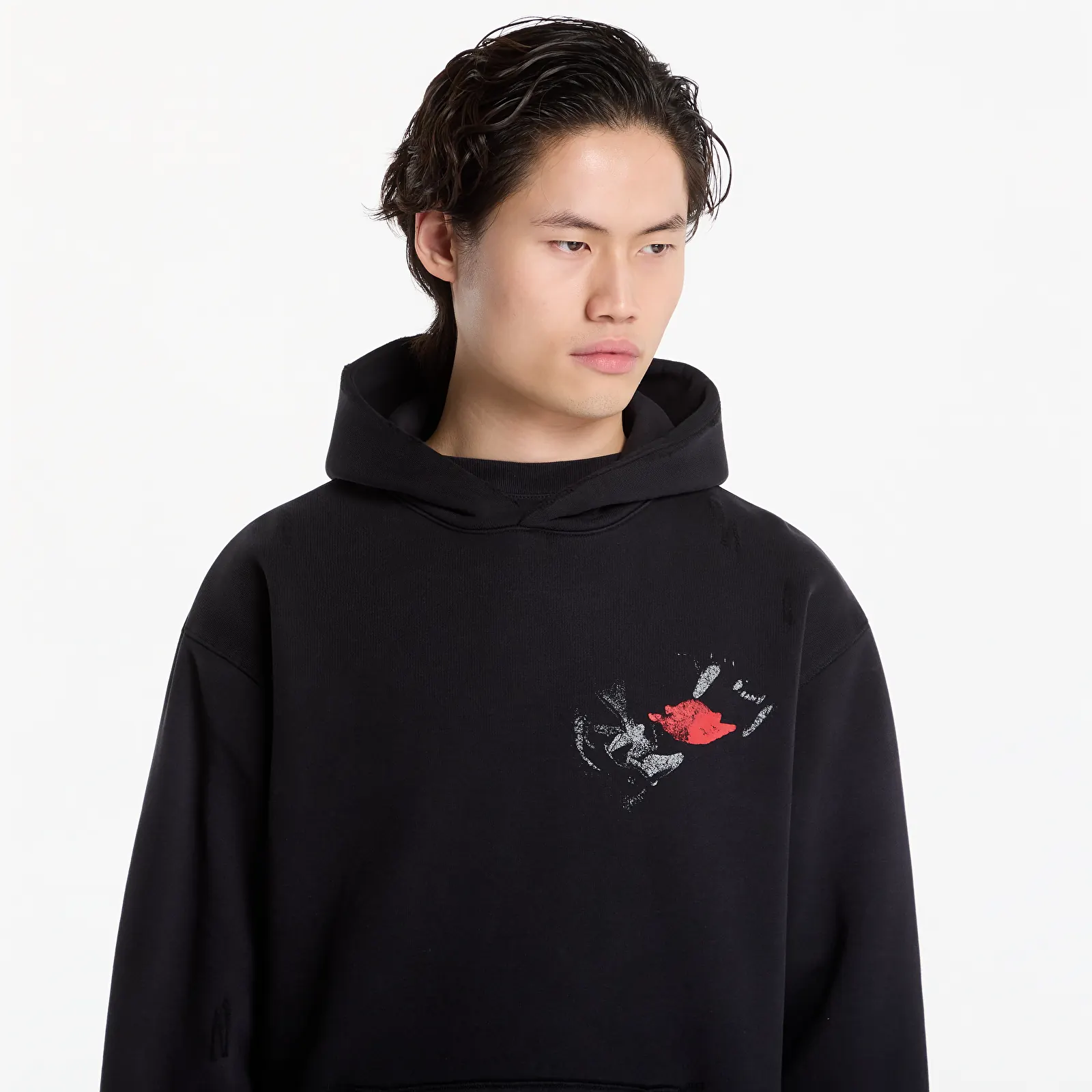 Sudaderas Jordan Pullover Hoodie Black/ University Red
