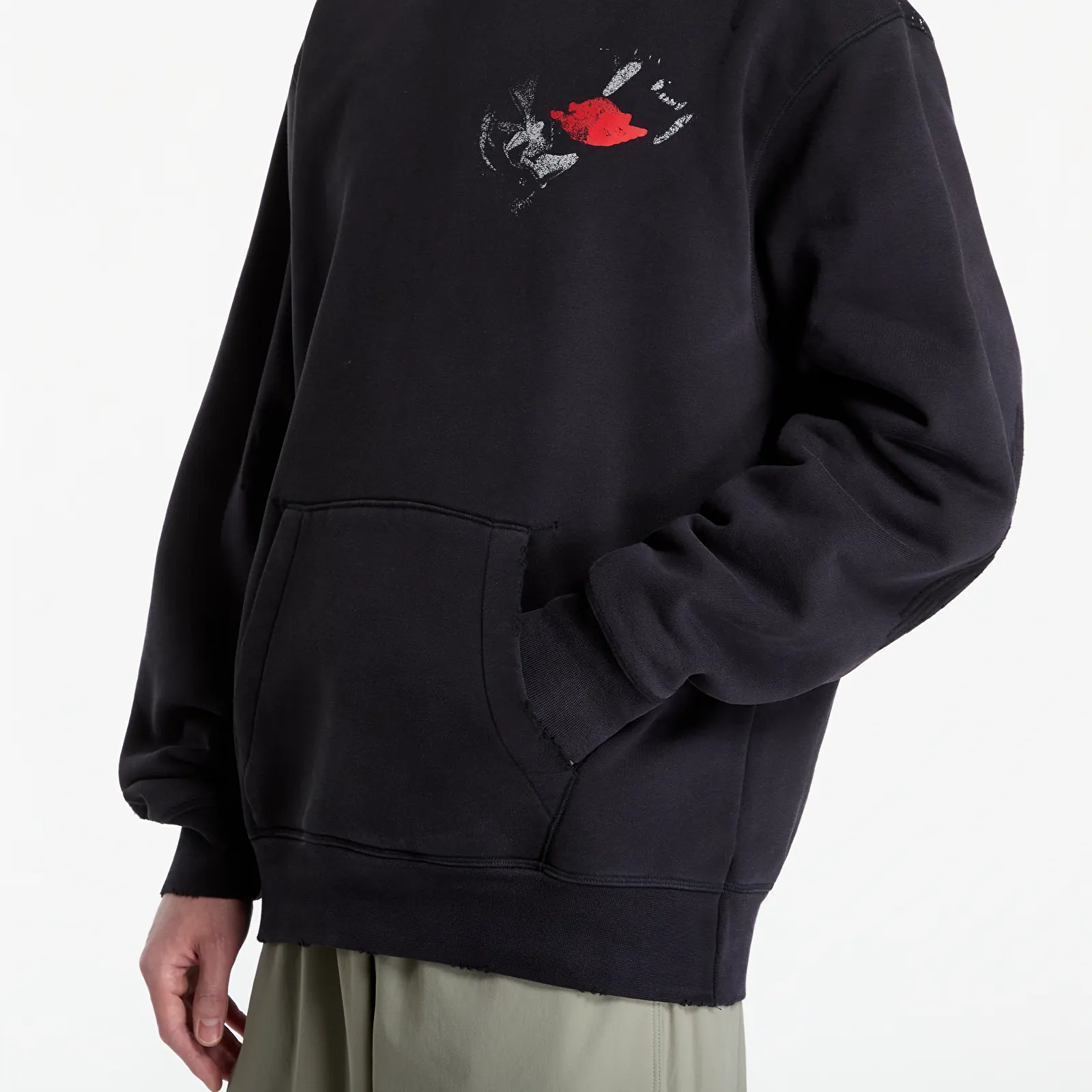Sudaderas Jordan Pullover Hoodie Black/ University Red