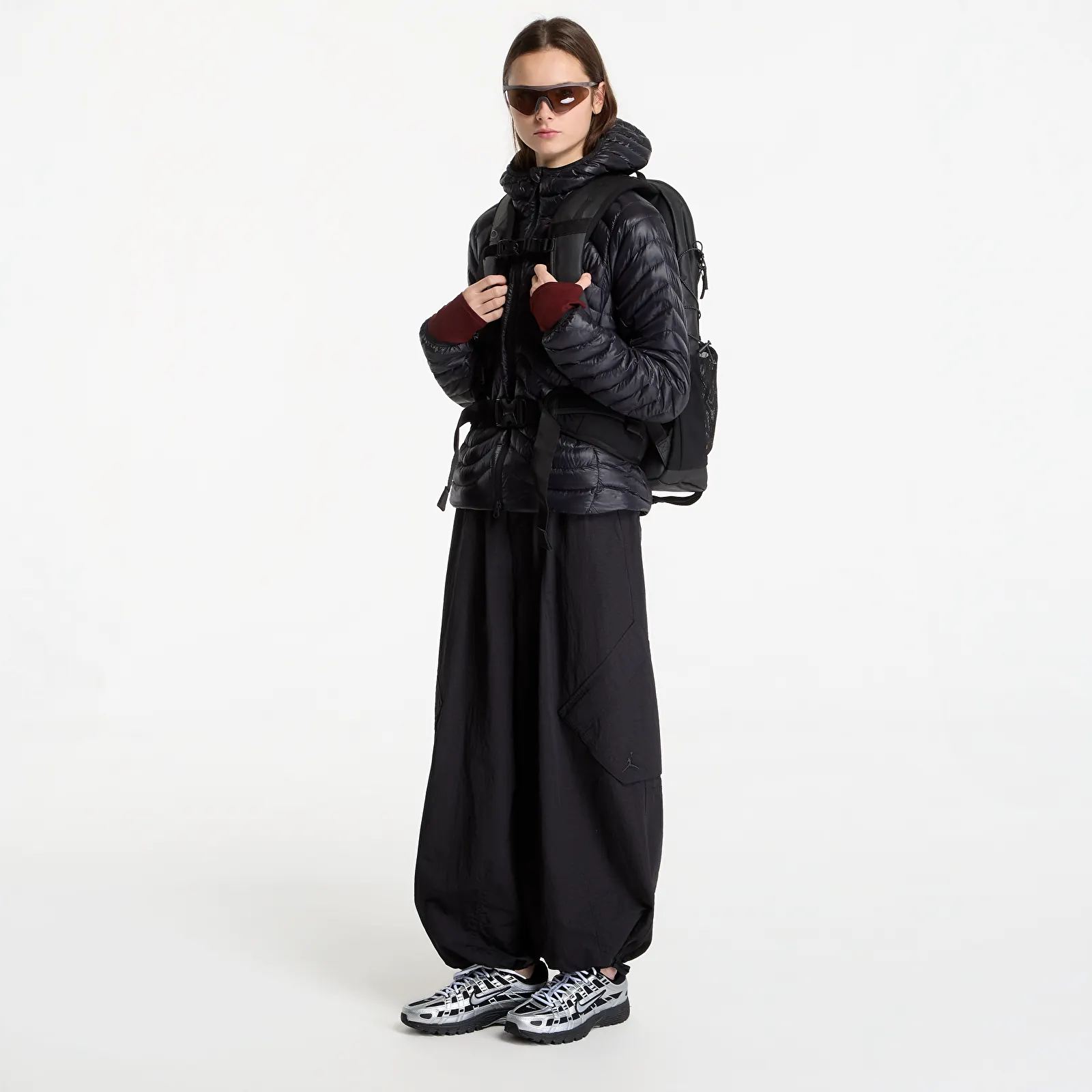 Jassen Nike ACG Lava Flow Therma-FIT ADV Ultralight Down Jacket Black/ Black/ Summit White