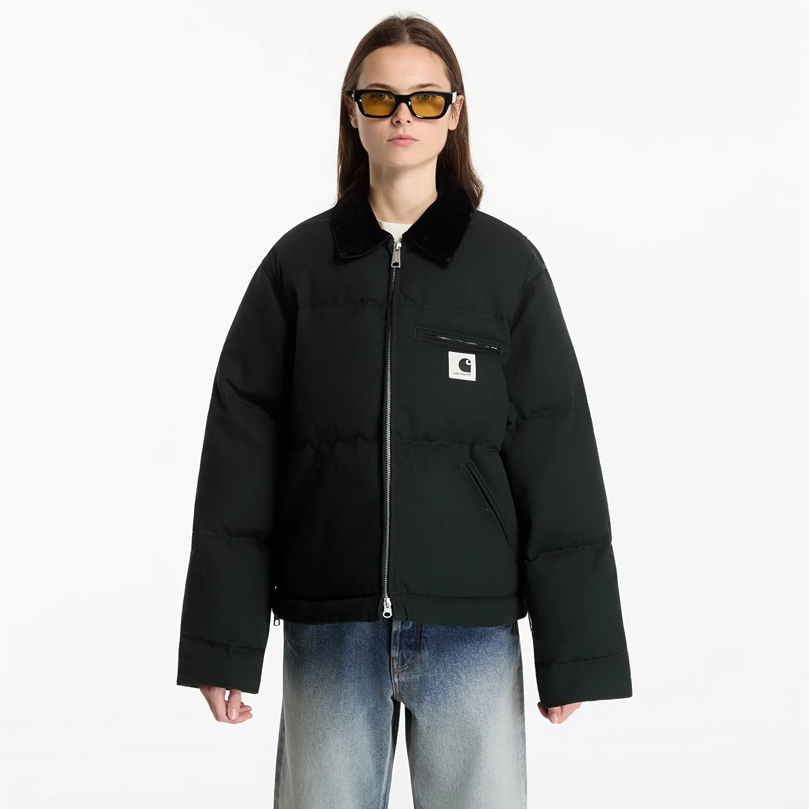 Kurtki Carhartt WIP W' Raymond Jacket Raven/ Black