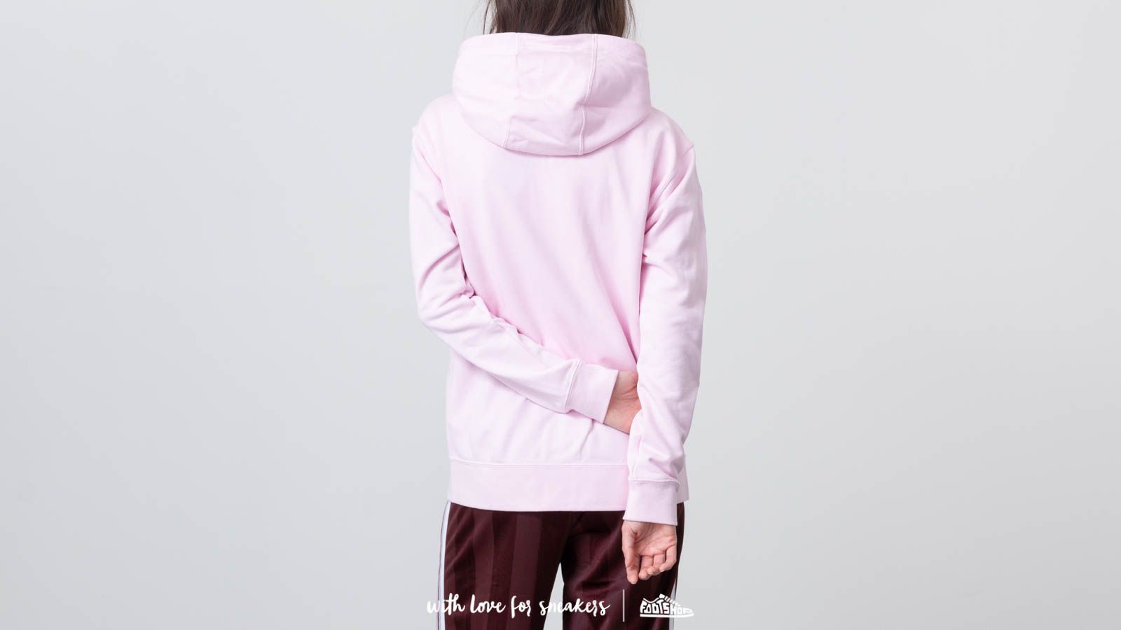 Hanorace Nike Sportswear Full-Zip Logo Hoodie Pink