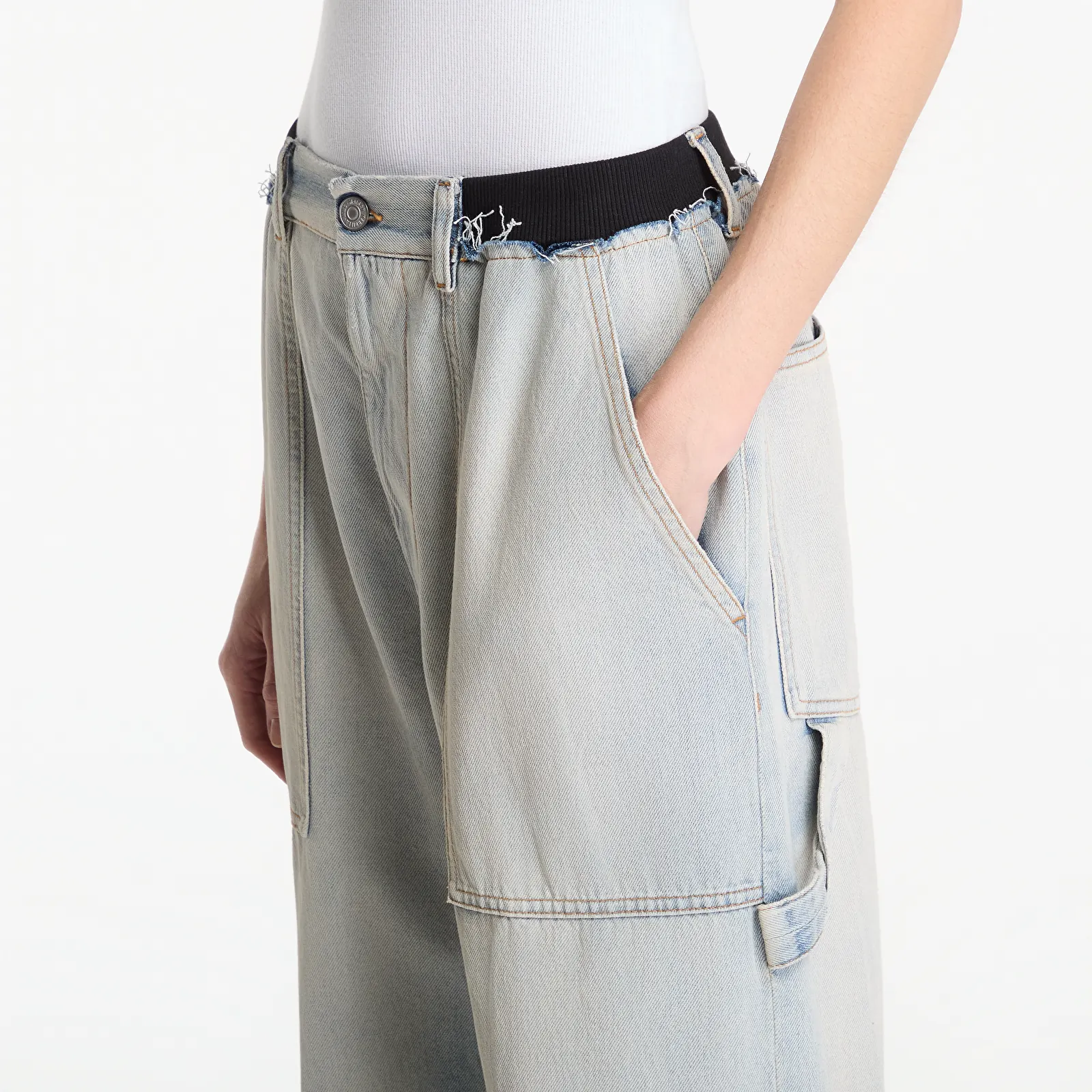 Jeansy MM6 Pants Light Blue