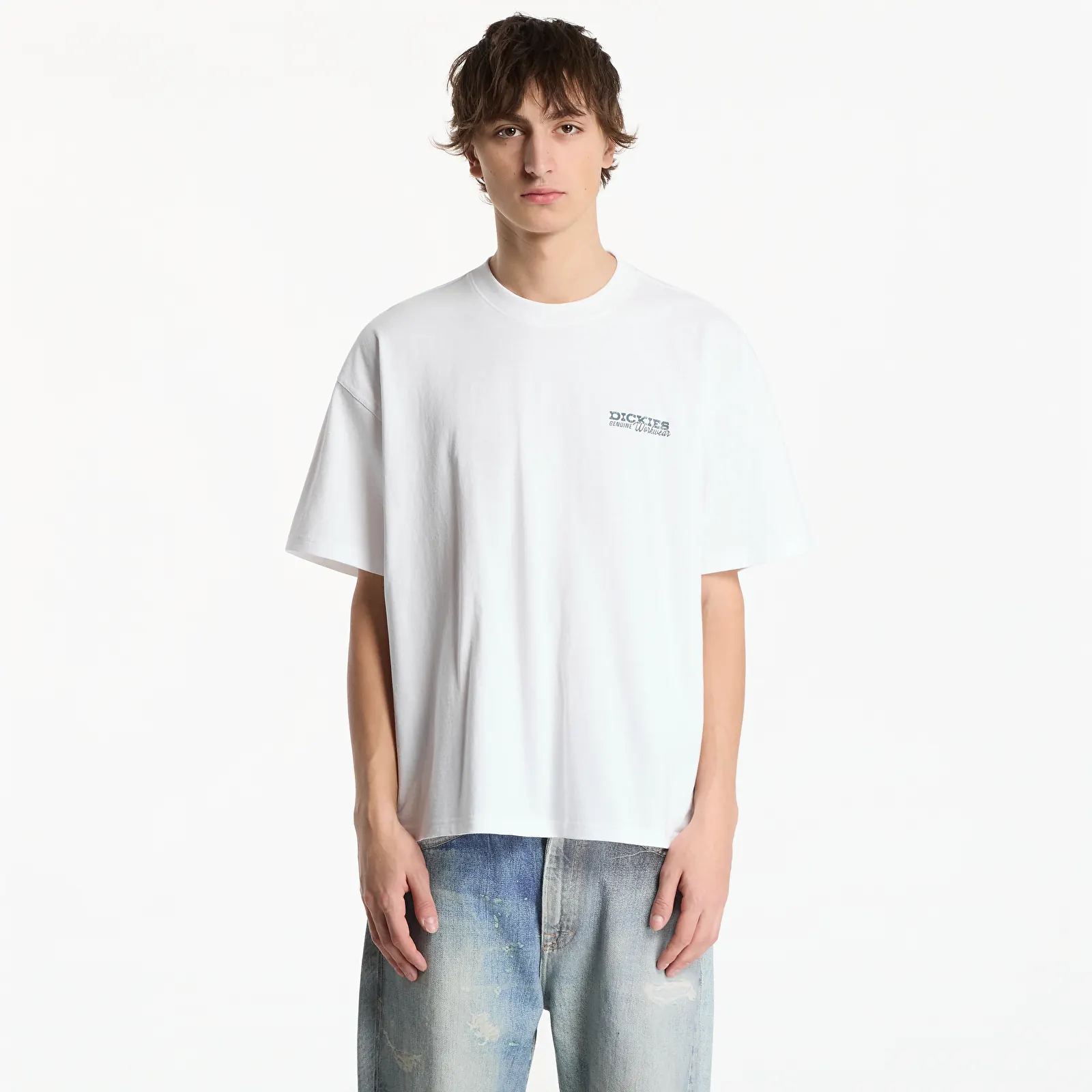 Pólók Dickies Avondale SS Tee White