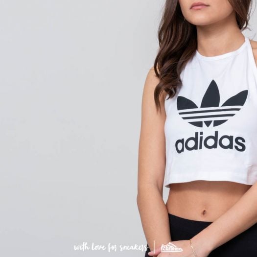 Tops adidas Originals Trefoil Tank Top White Footshop