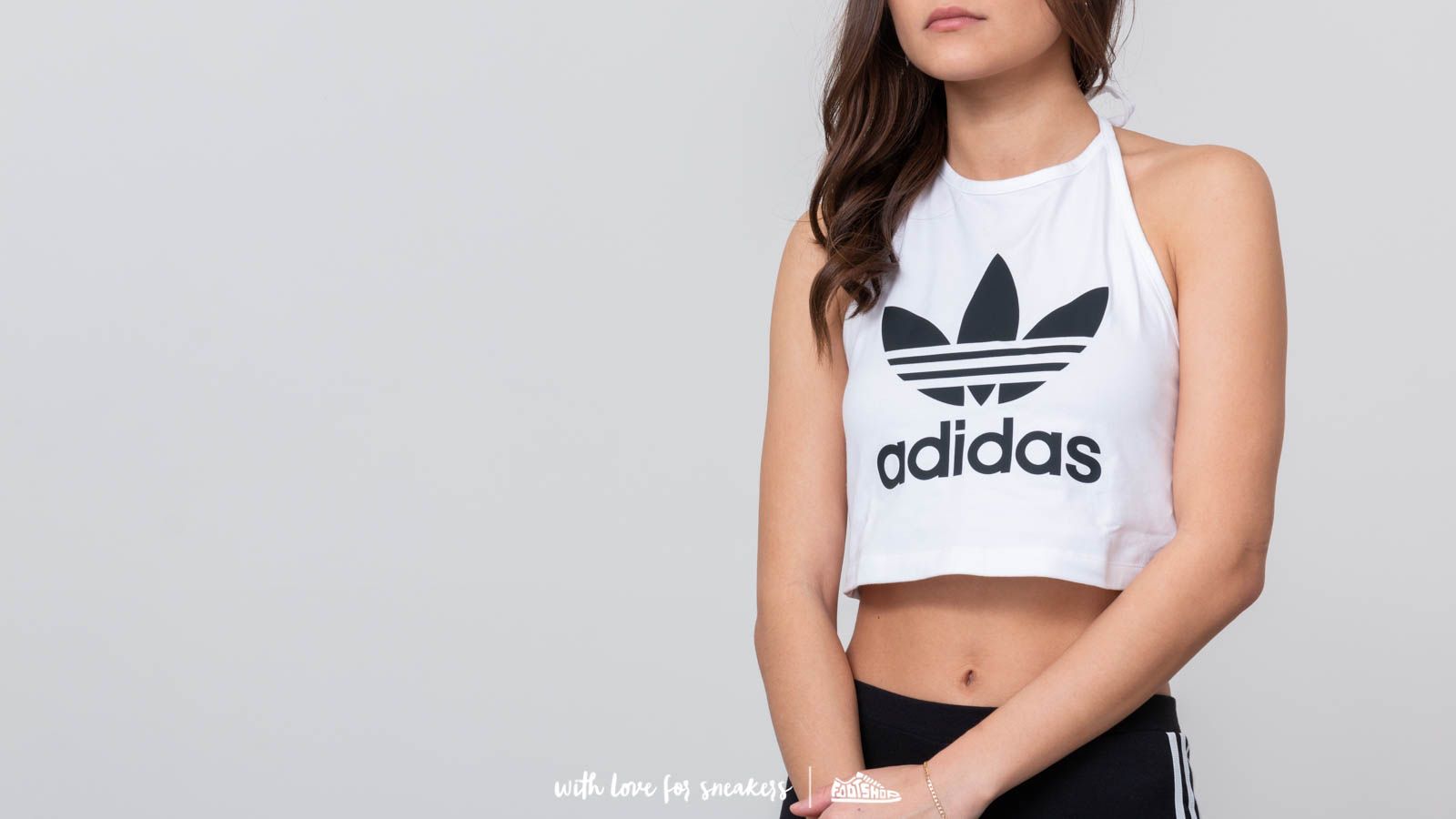 adidas Originals Trefoil Tank Top White | Footshop
