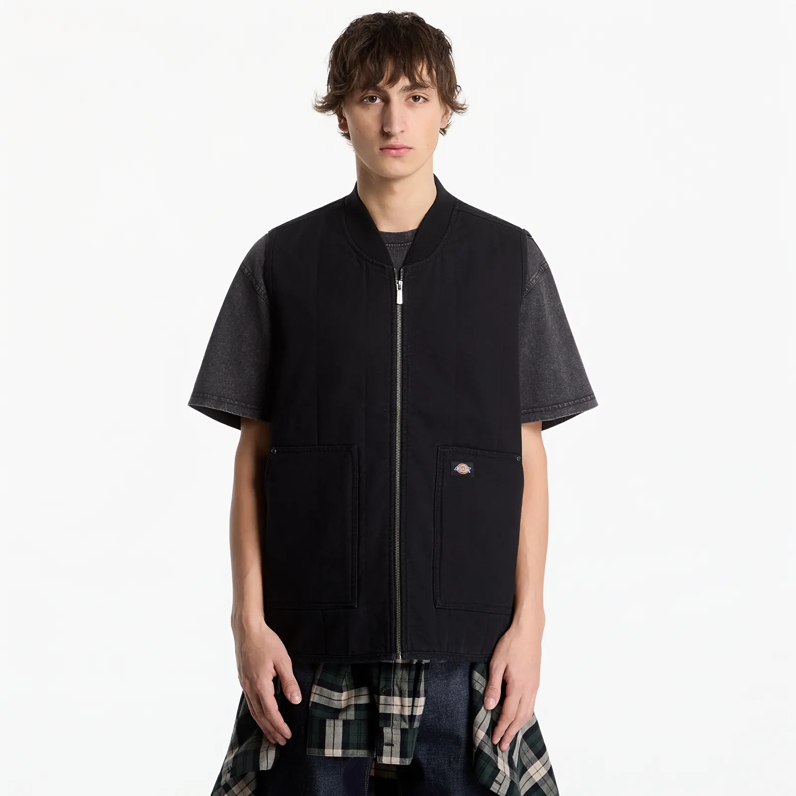 Gilets Dickies Quilted Canvas Vest Black