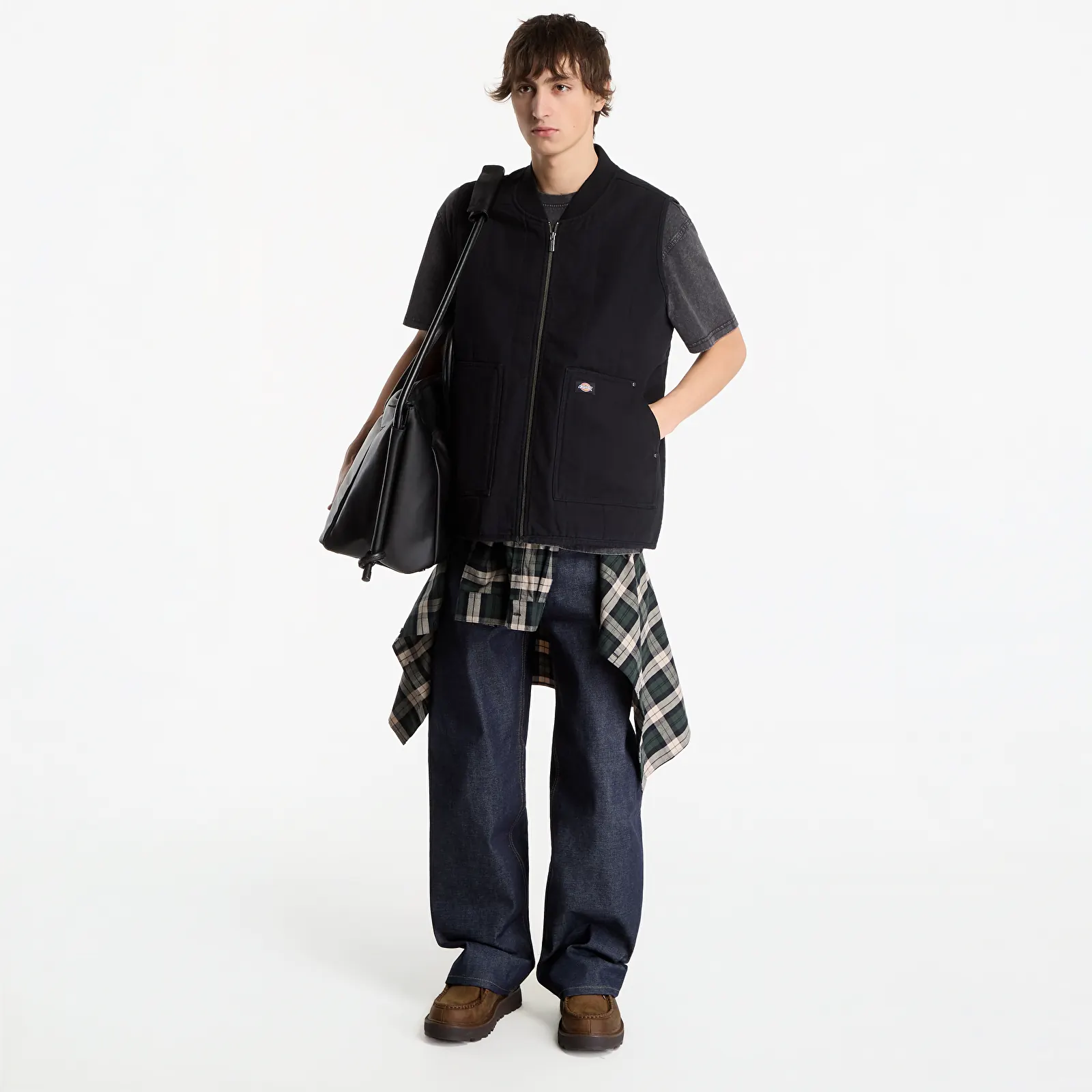 Gilets Dickies Quilted Canvas Vest Black