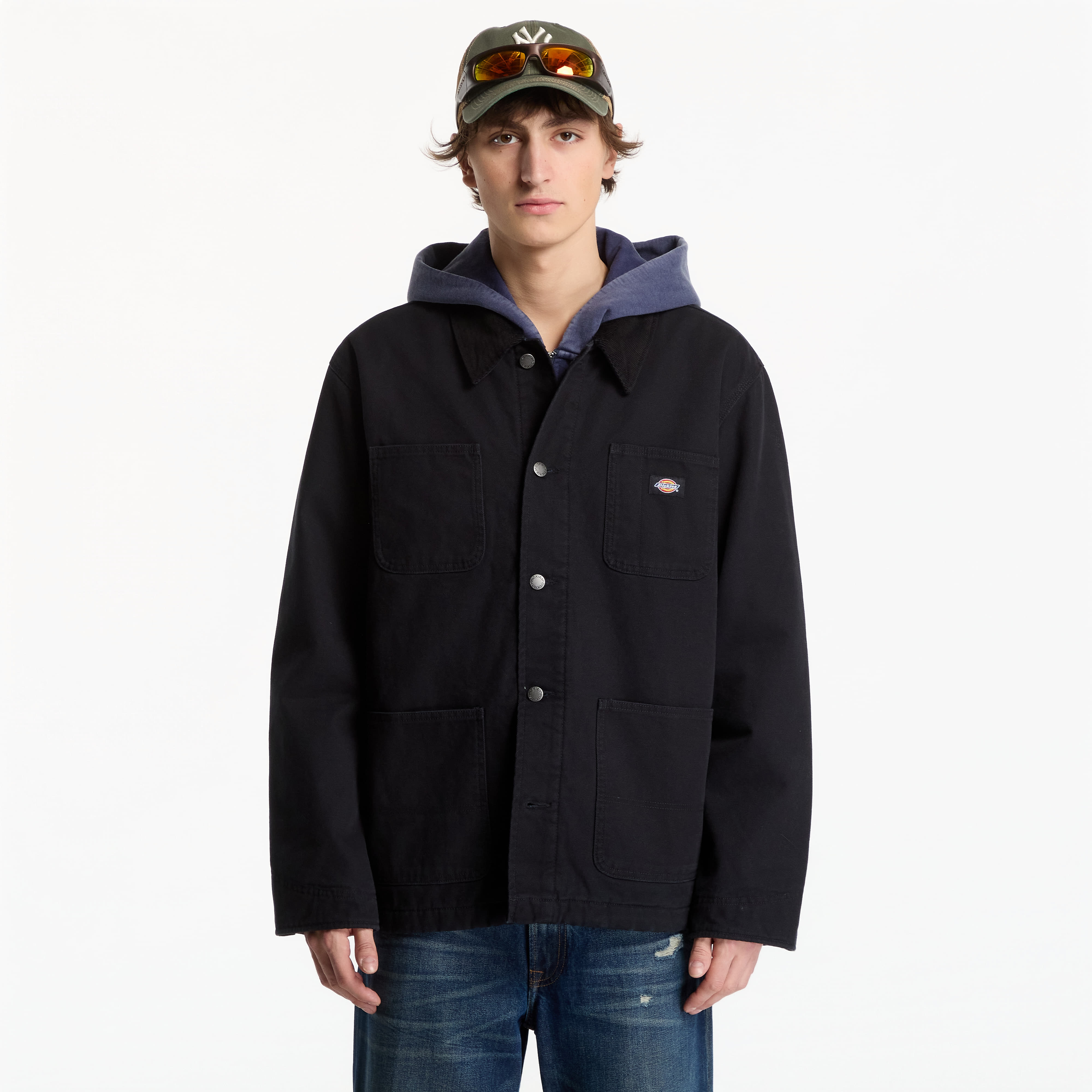 Jacket Dickies Lined Chore Canvas Jacket Black M