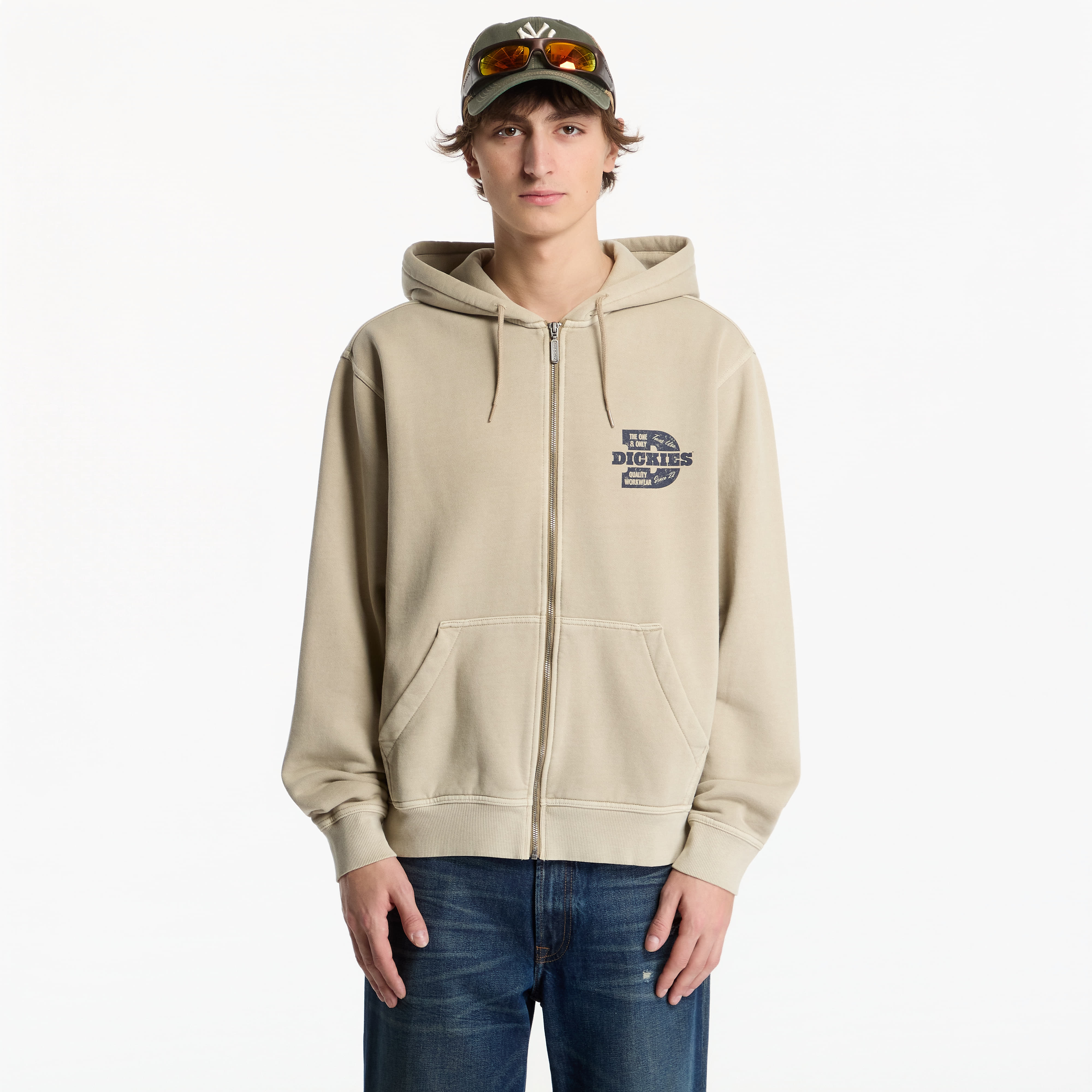 Sweatshirt Dickies Minden Zipped Hoodie Desert Sand S