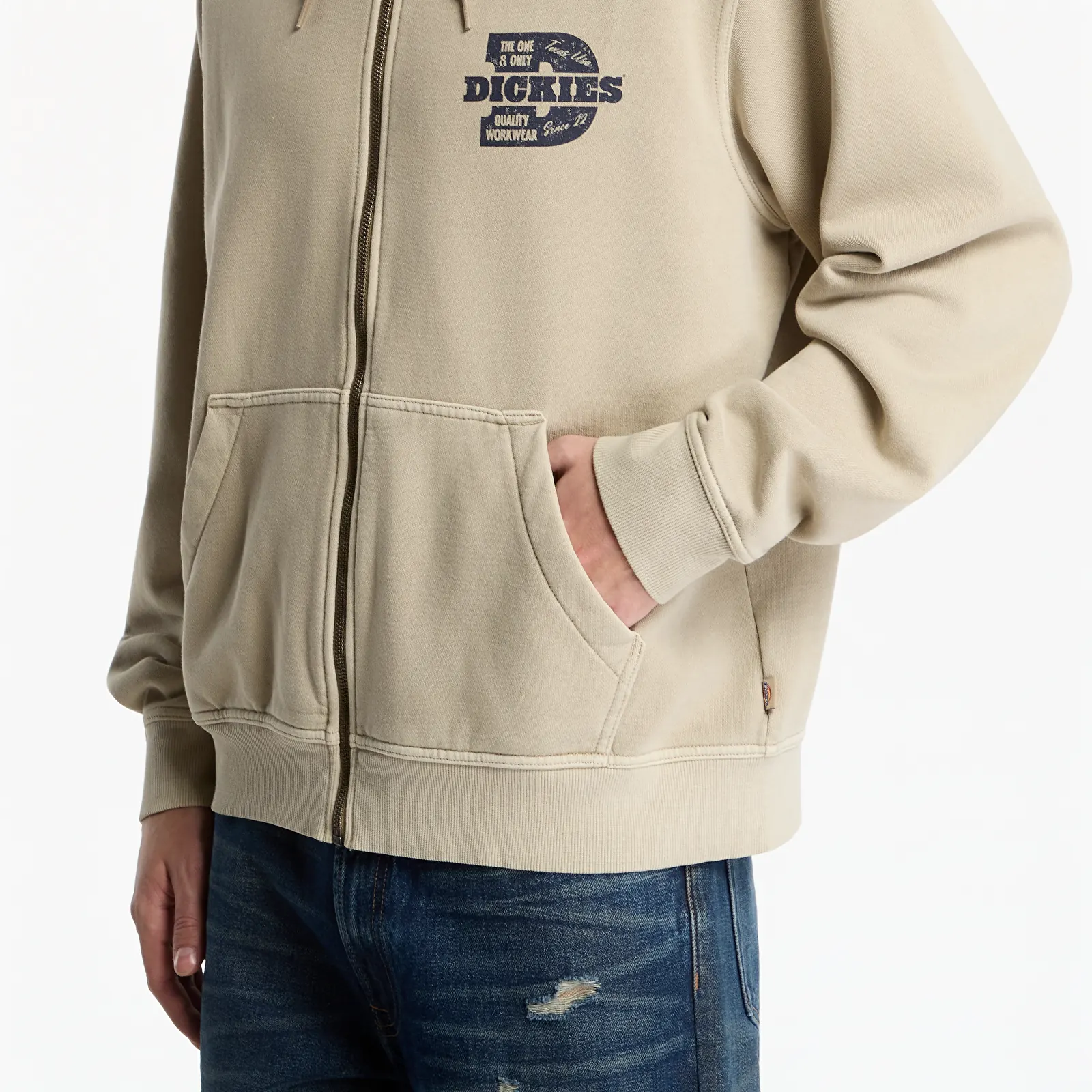 Felpe Dickies Minden Zipped Hoodie Desert Sand