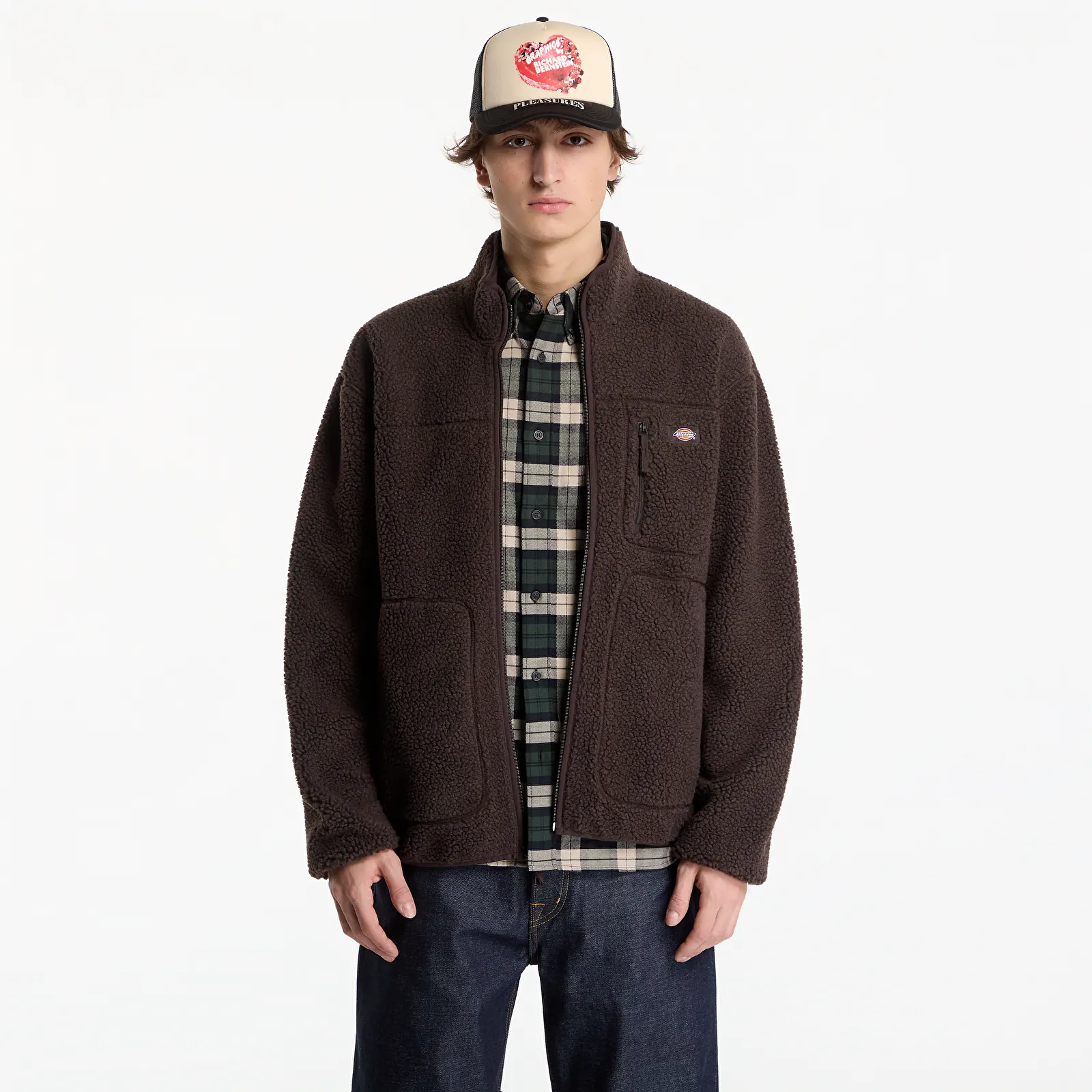 Суичърти Dickies Mount Hope Fleece Dark Brown