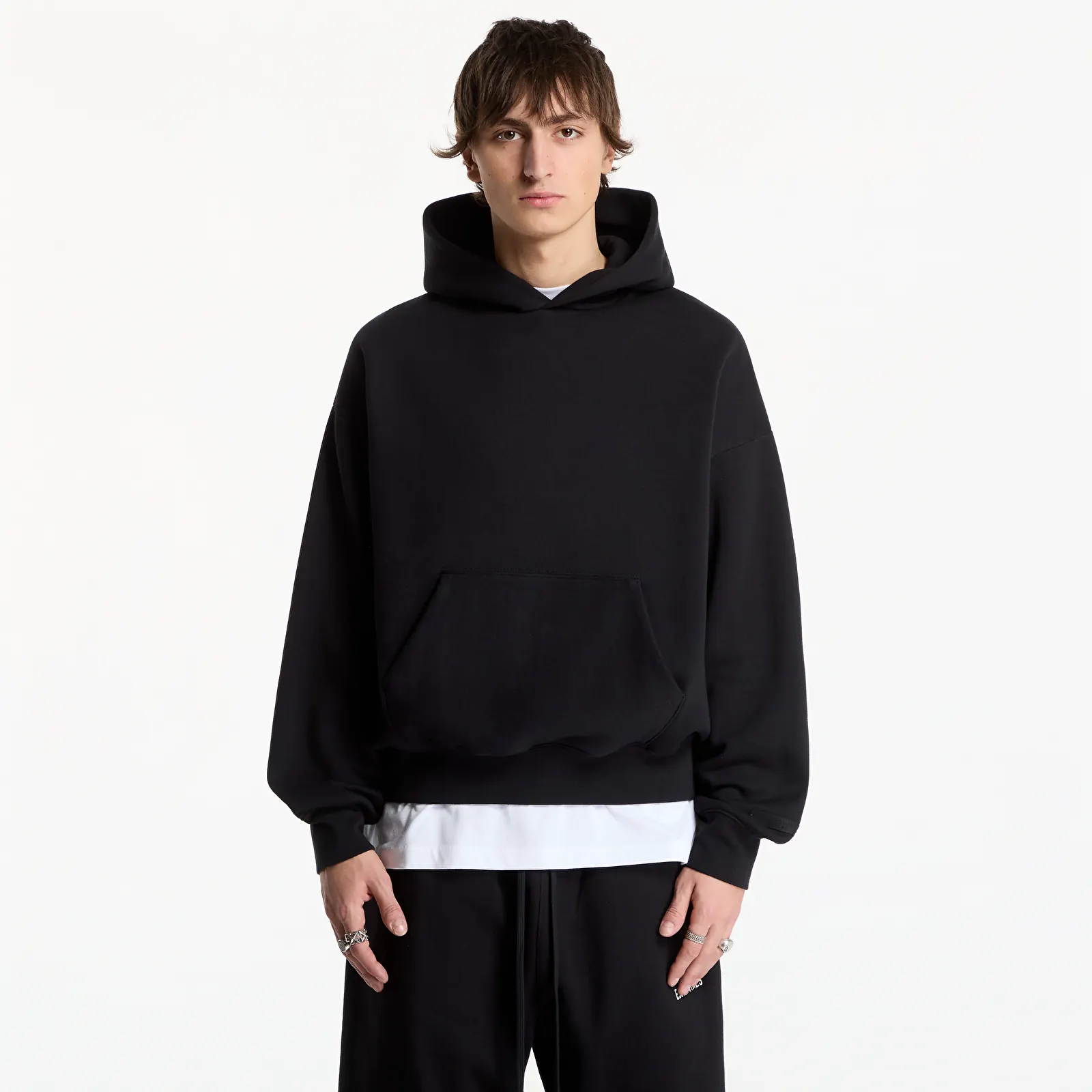 Hoodies e sweatshirts Fear of God Essentials Classic Fit Fleece Hoodie Vintage Black