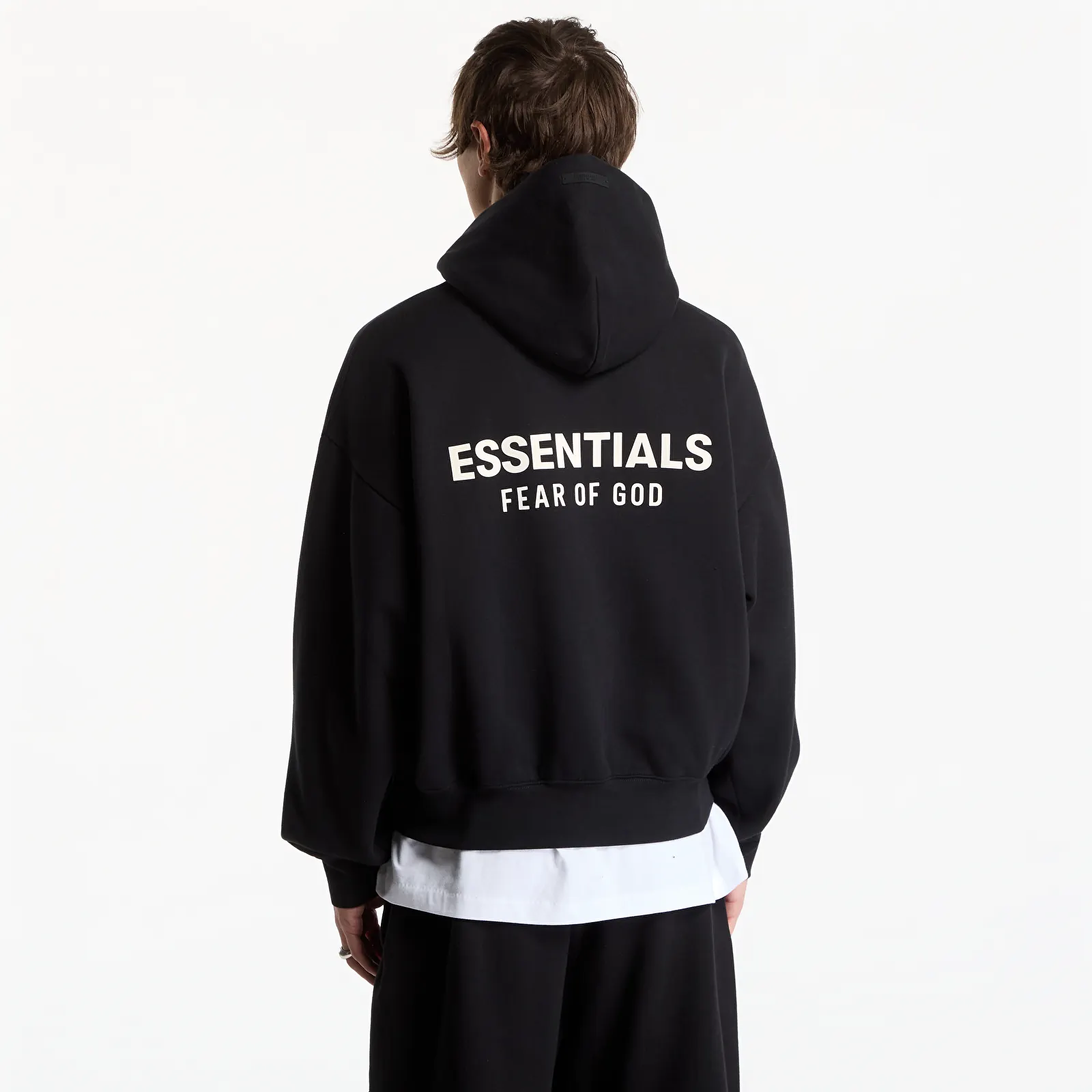 Hoodies e sweatshirts Fear of God Essentials Classic Fit Fleece Hoodie Vintage Black