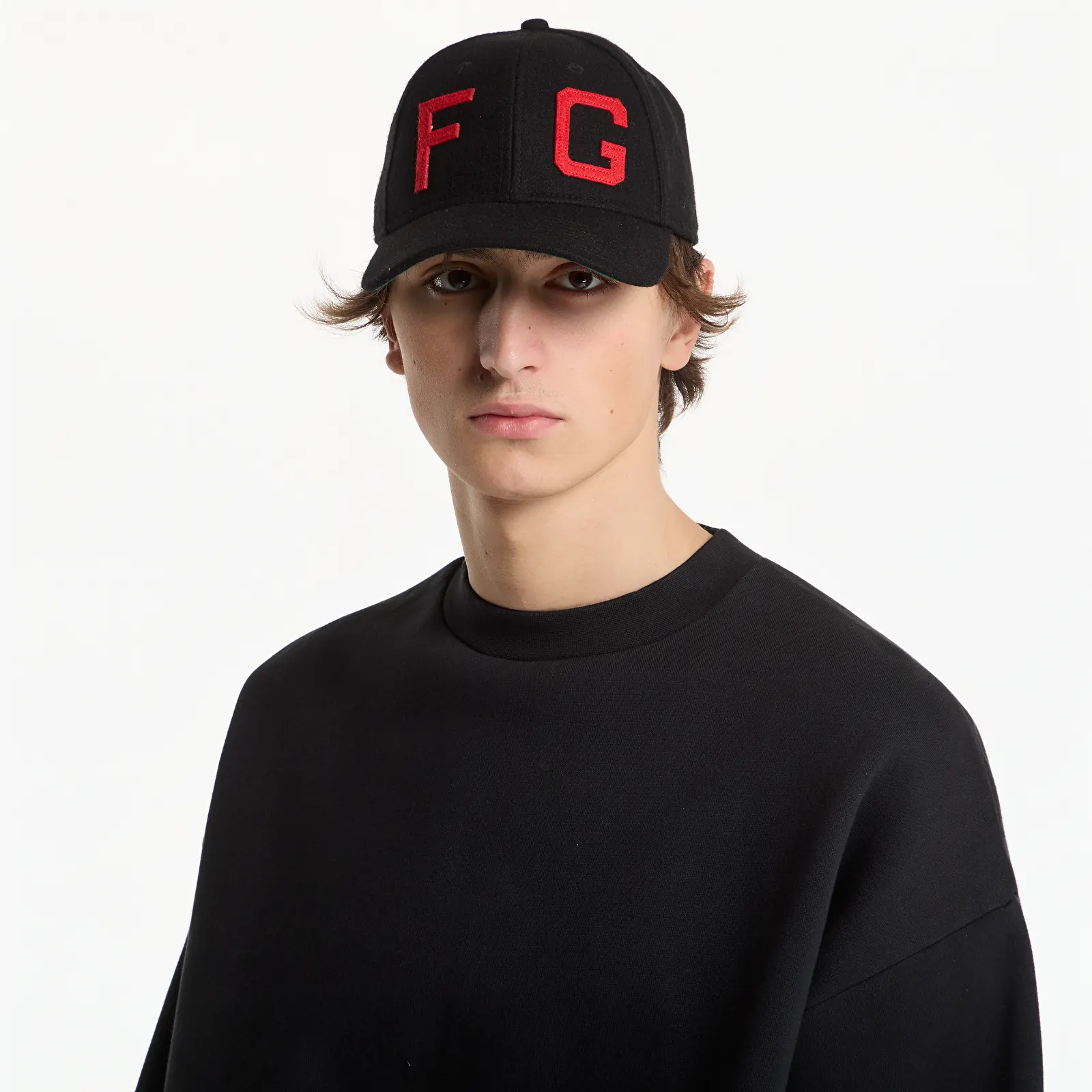 Hoodies and sweatshirts  Fear of God Essentials Classic Fit Fleece Crewneck Vintage Black
