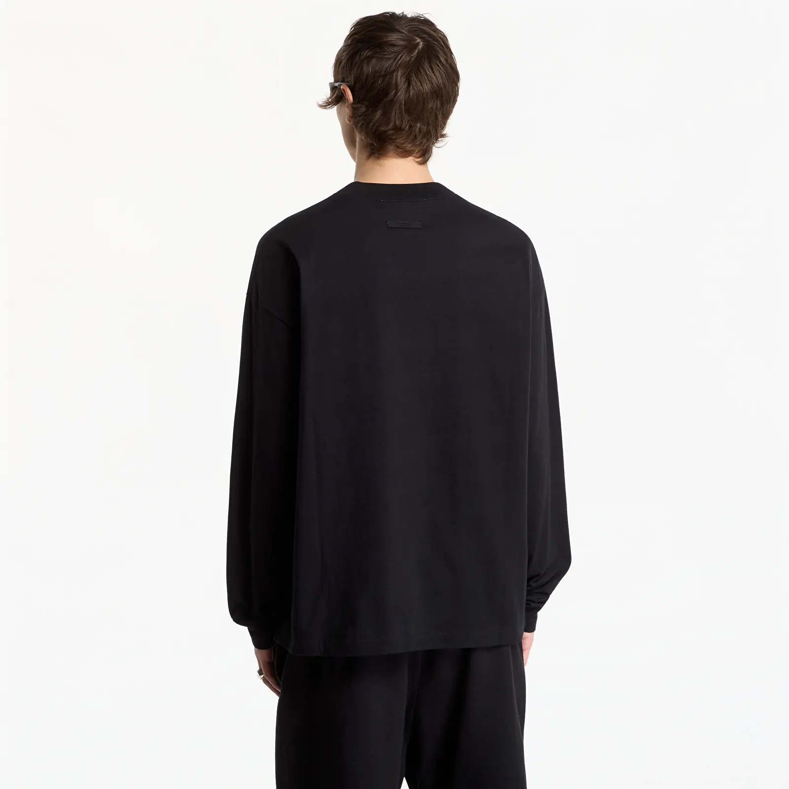 Koszulki Fear of God Essentials Classic Fit Long Sleeve T-Shirt Vintage Black