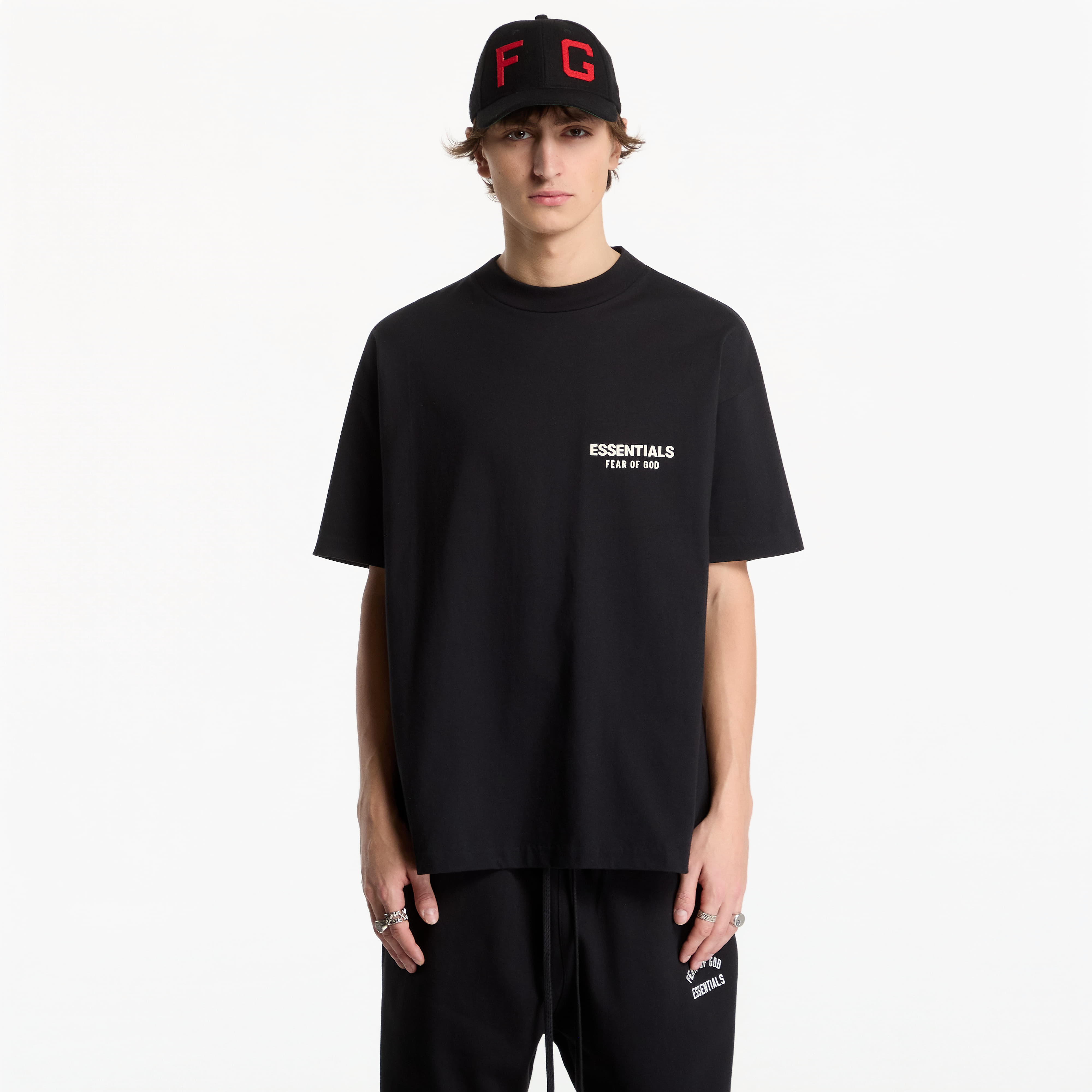 T-shirt Fear of God Essentials Classic Fit T-Shirt Vintage Black M