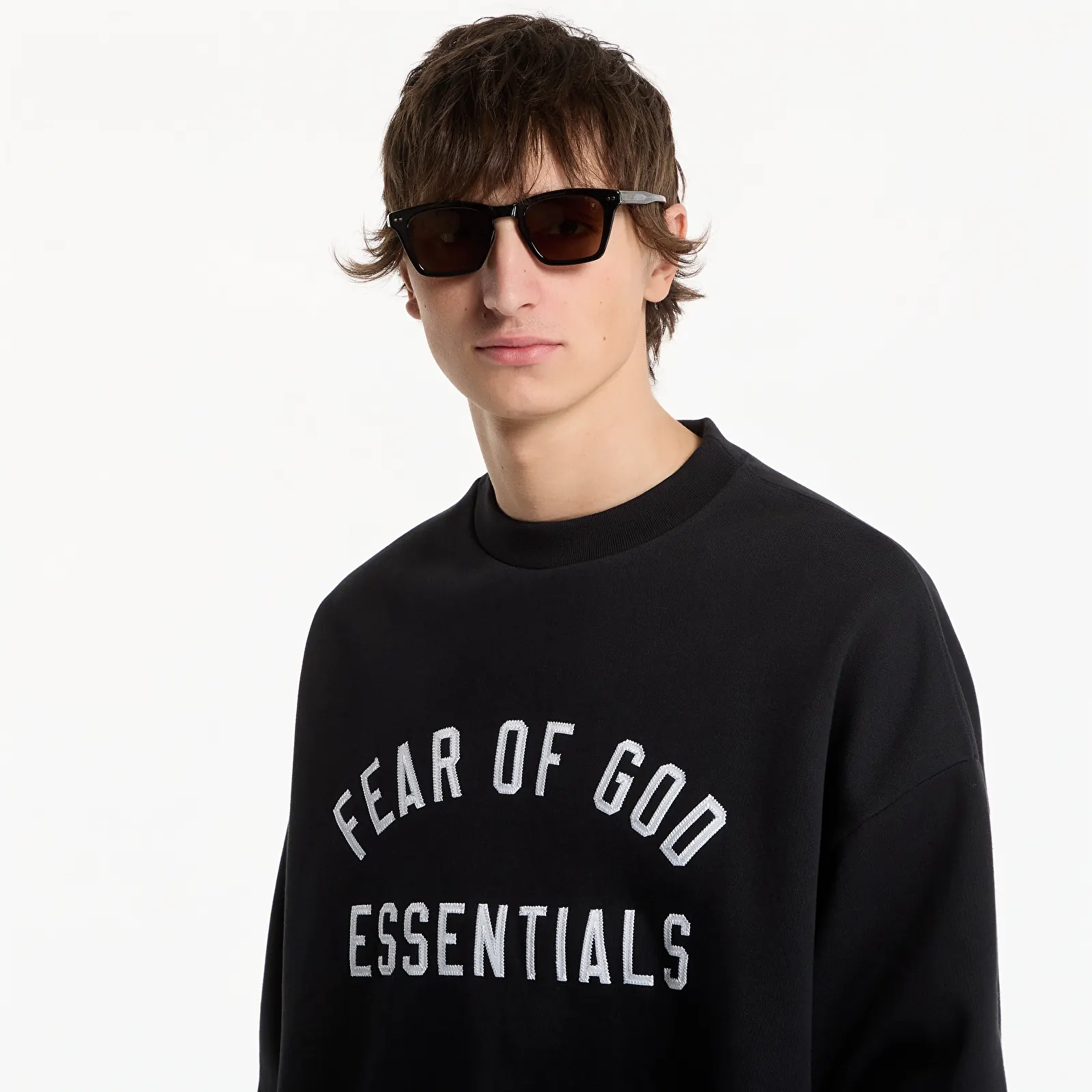 Hoodies and sweatshirts  Fear of God Essentials 90's Crewneck Sweatshirt Vintage Black