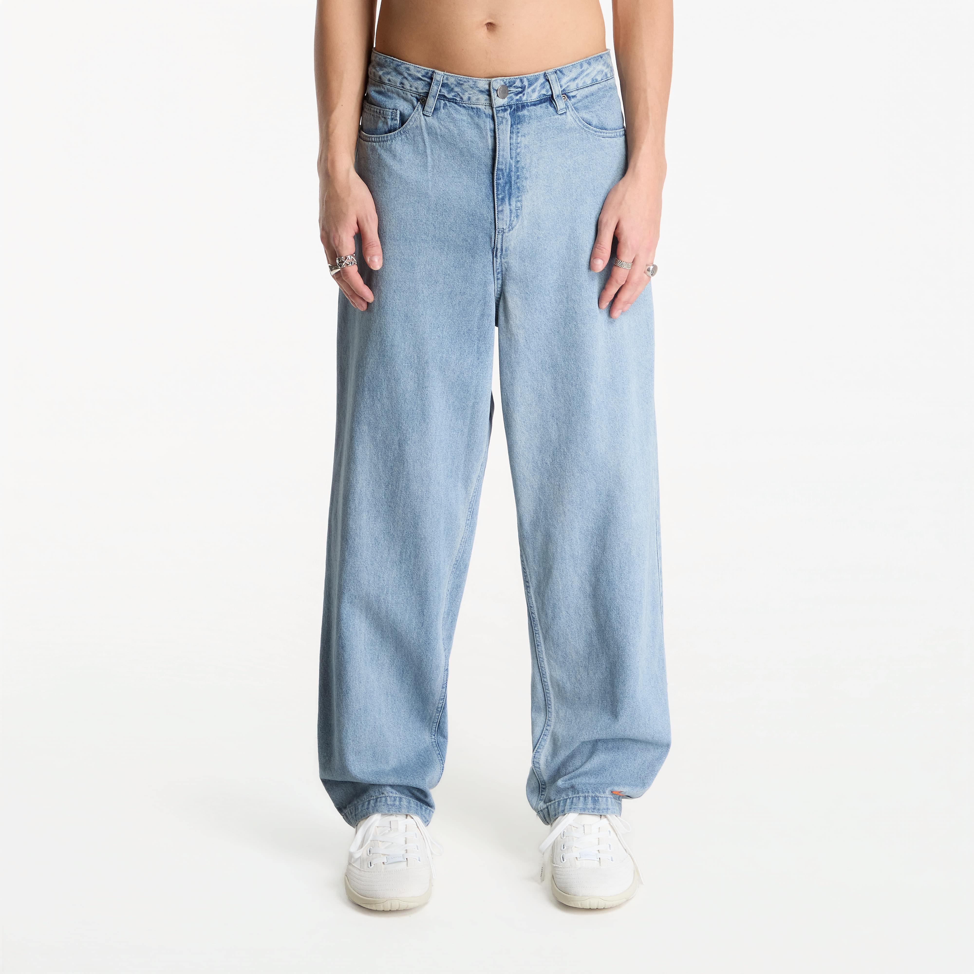 Pantaloni Nike Sportswear Mens Indigo Jeans Blue Denim/ Haiind/ Black/ Safety Orange 40