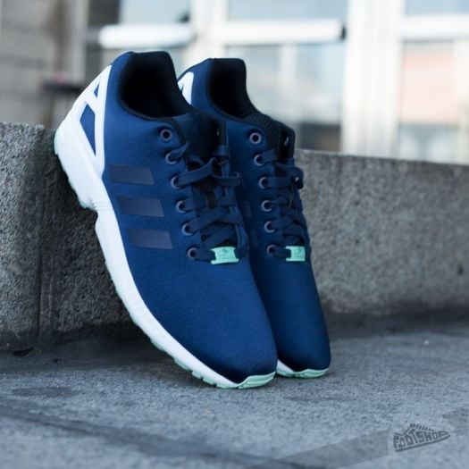 Adidas zx flux navy white top