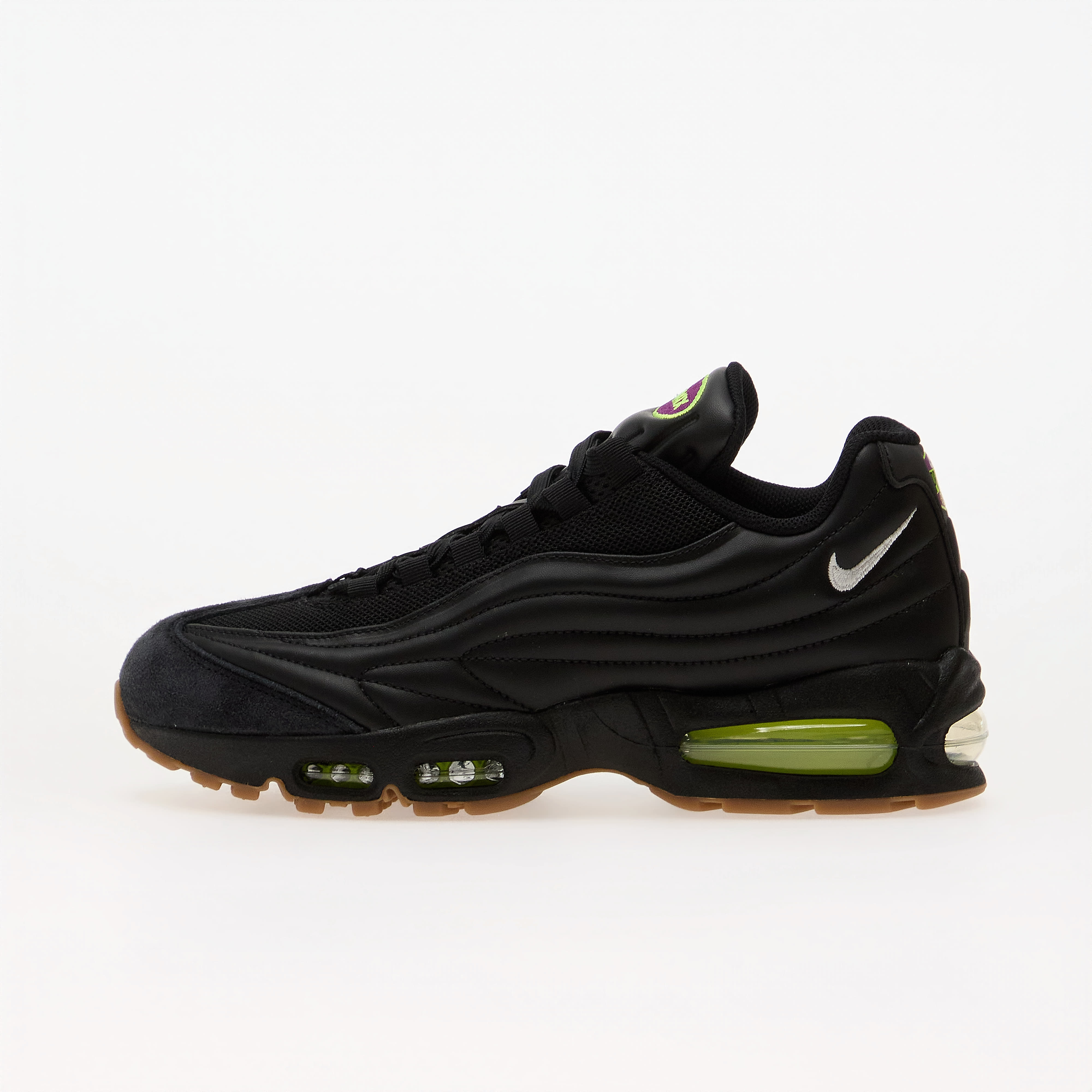 Sneakers Nike Air Max 95 Big Bubble Premium Black/ White-Gum Med Brown-Volt UK 11