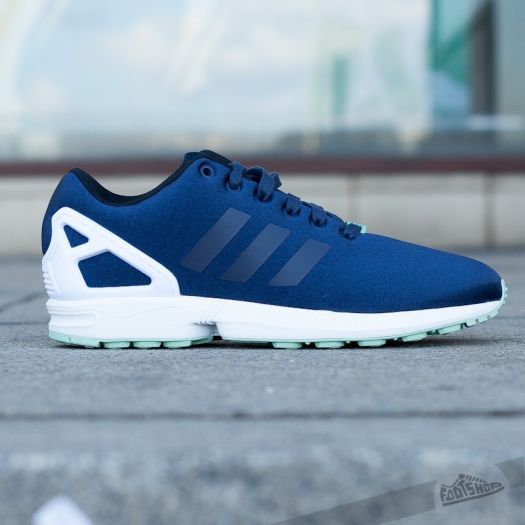 Adidas zx flux navy and white clearance