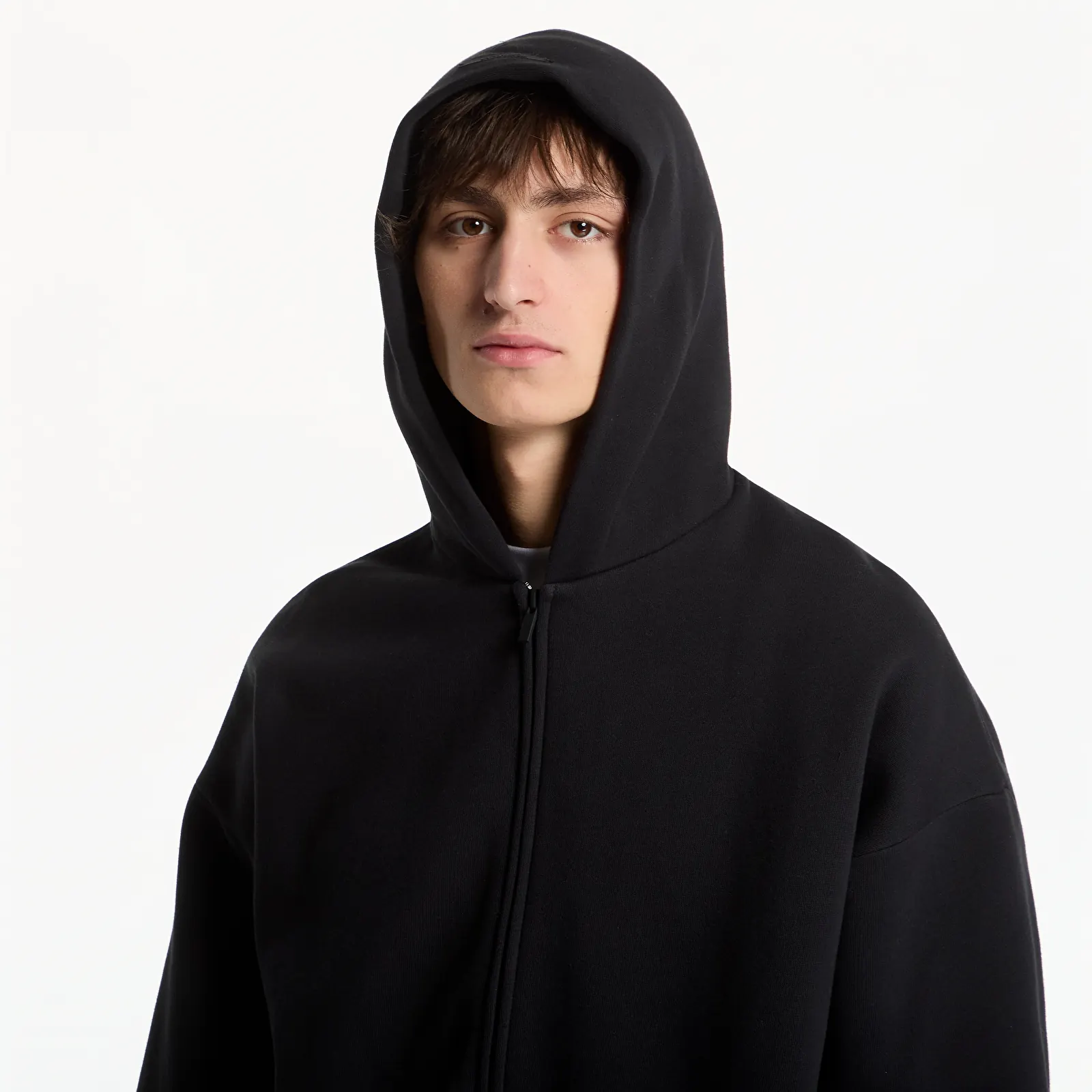 Hoodies e sweatshirts Fear of God Essentials Classic Fit Fleece Zip-Up Hoodie Vintage Black