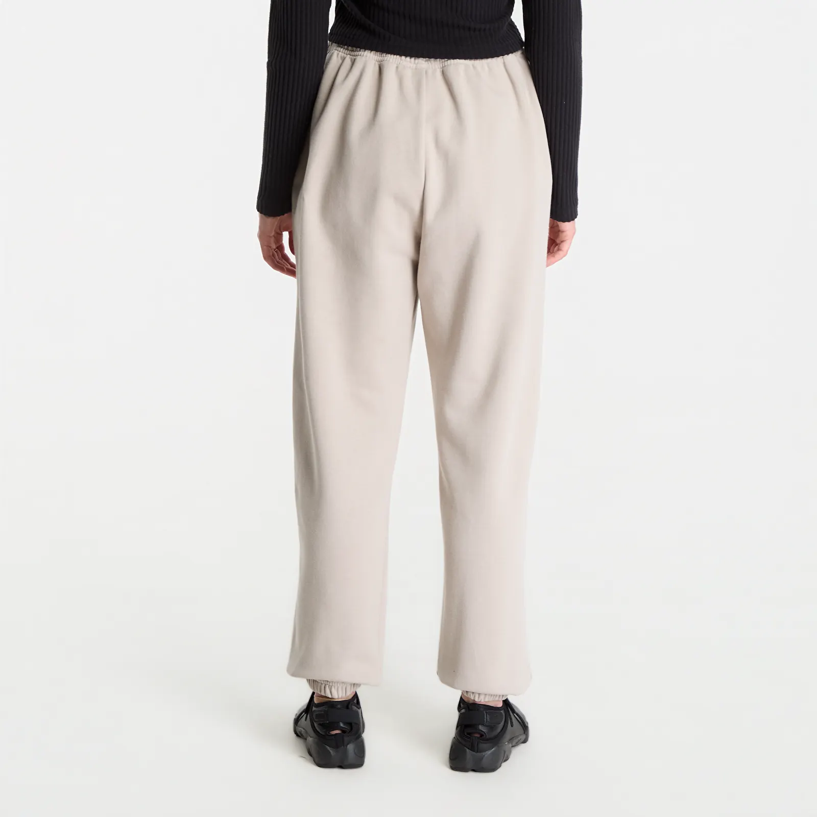 Γυναικείες φόρμες Nike Studio Fleece Medium Weight High-Rise Oversized Cuffed Pants Cream II/ Sail