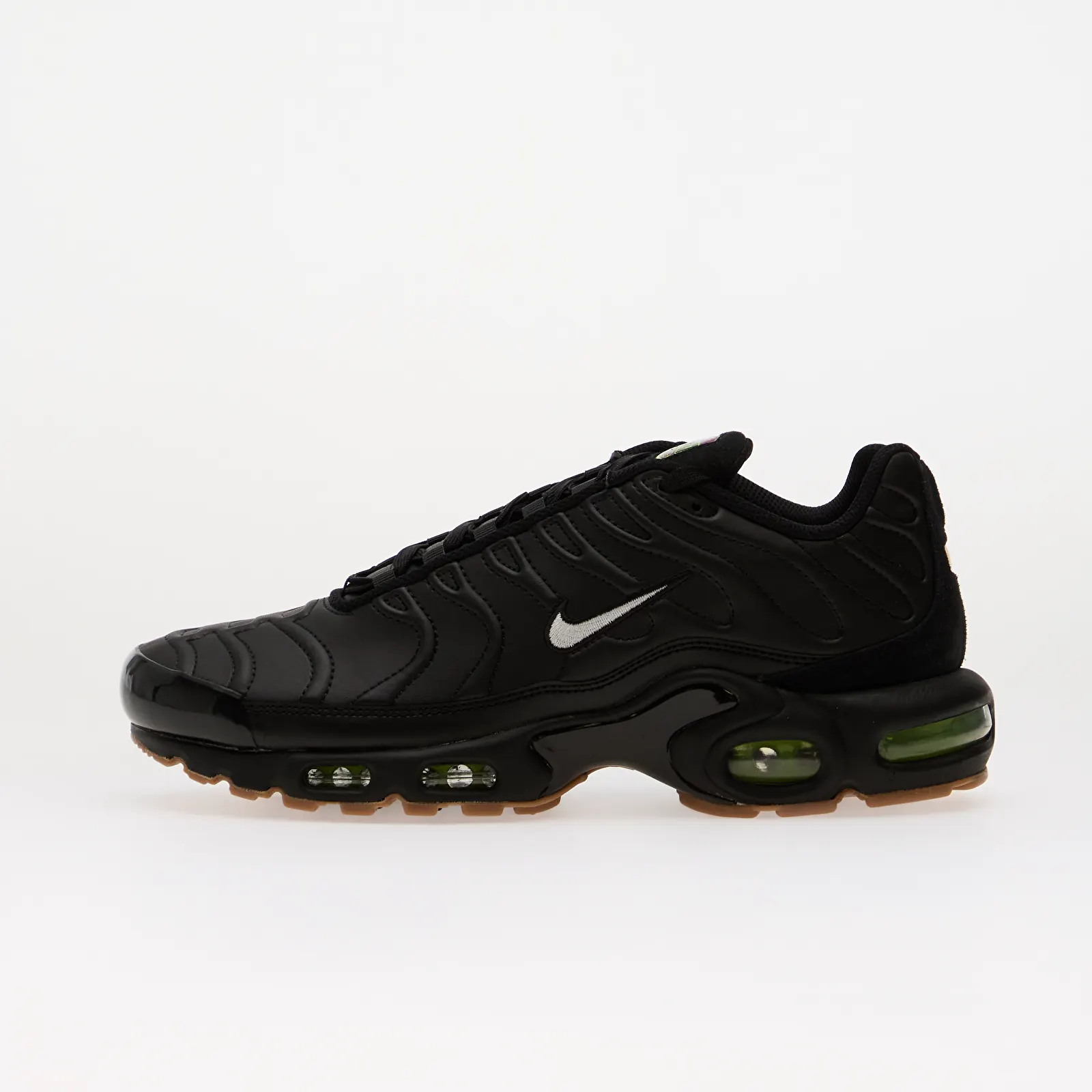 Vīriešu čības Nike Air Max Plus TN Black/ White-Gum Med Brown-Volt