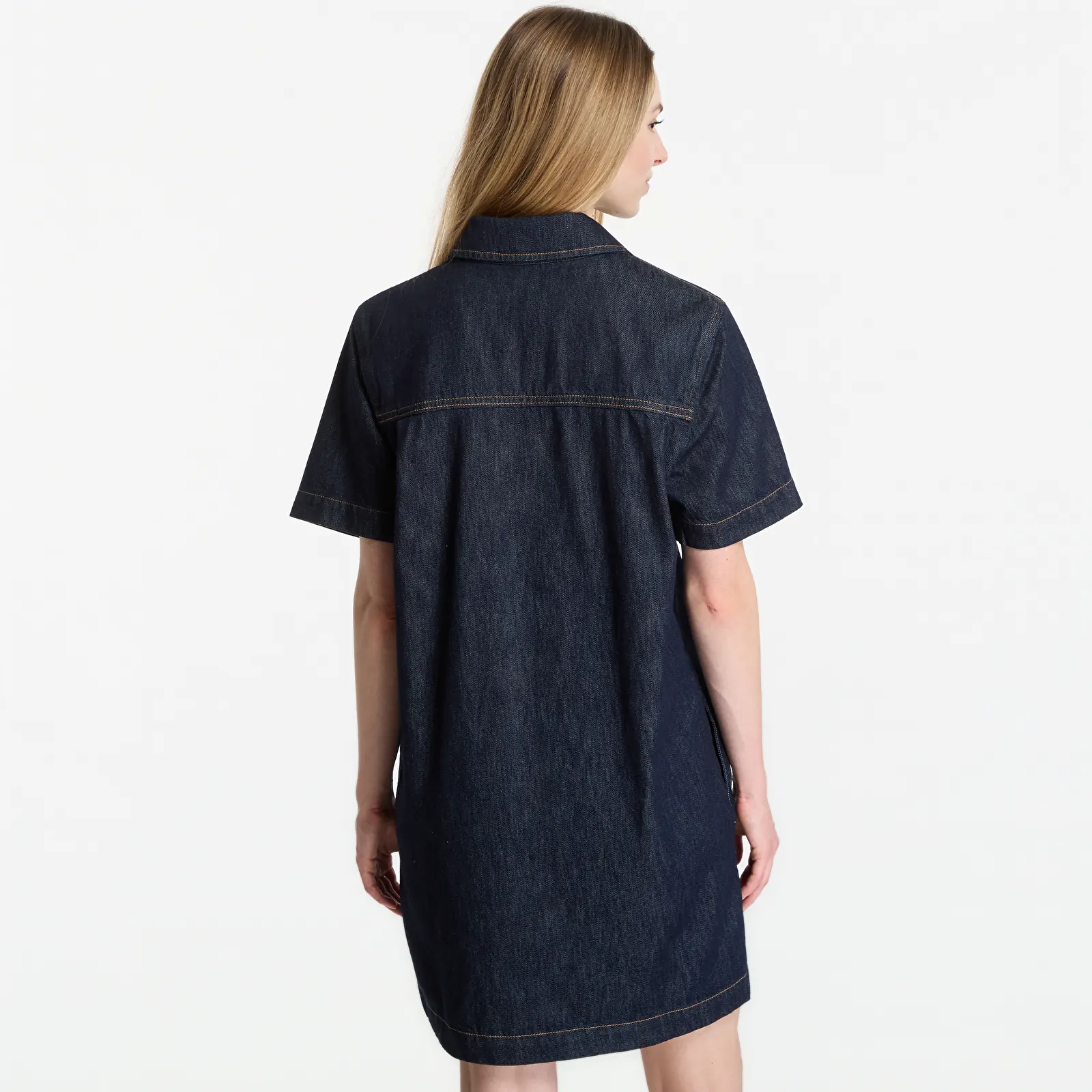 Abiti da donna Lacoste Short Sleeves Dresses Rinse Blue