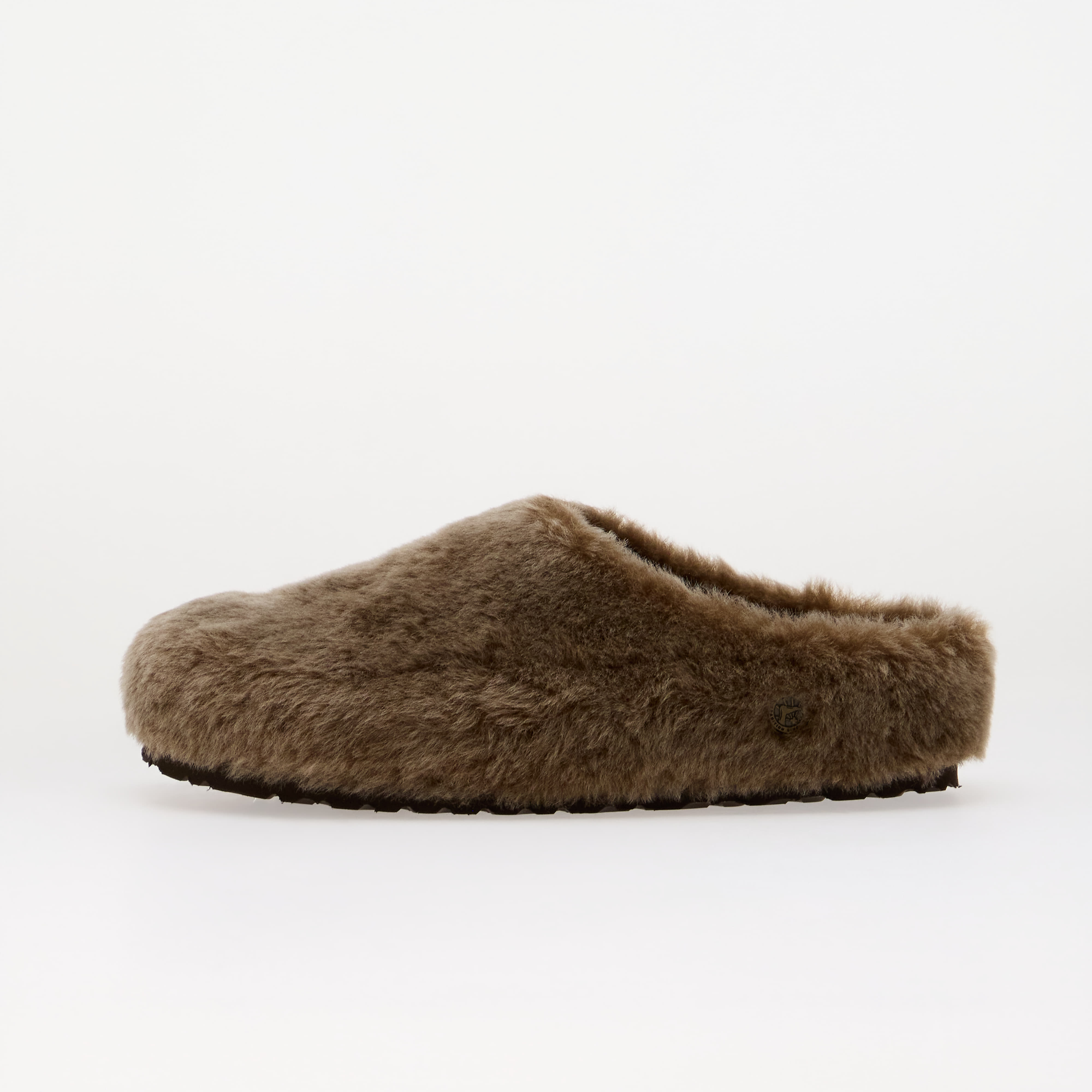 Shoes Birkenstock Amsterdam Wrapped Shearling Gray Taupe 37