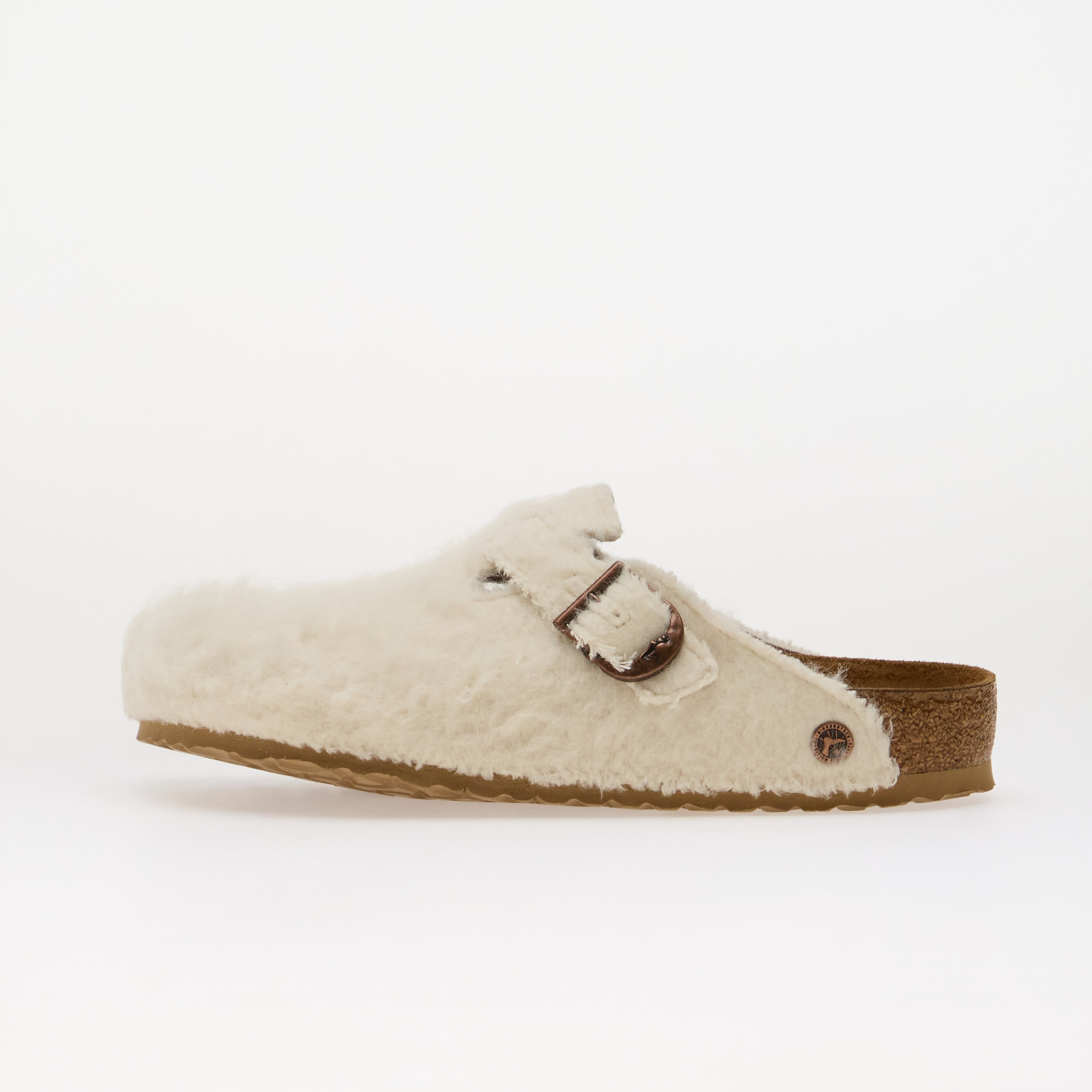 Birkenstock Boston Wool Moon Buckle TEX Off White 38