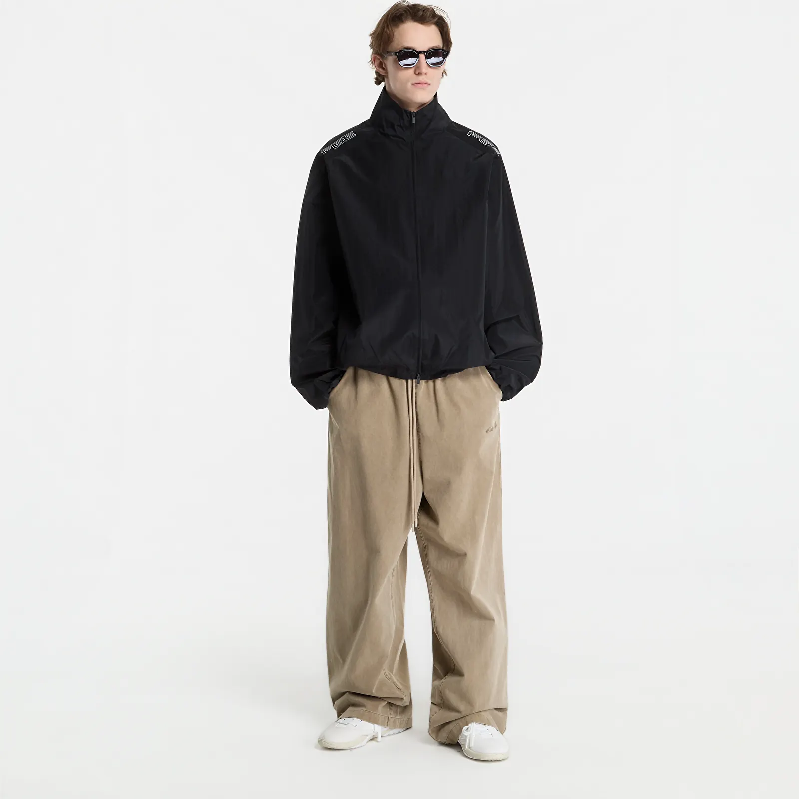 Men's jackets Fear Of God Essentials Modern Moto Track Jacket Black