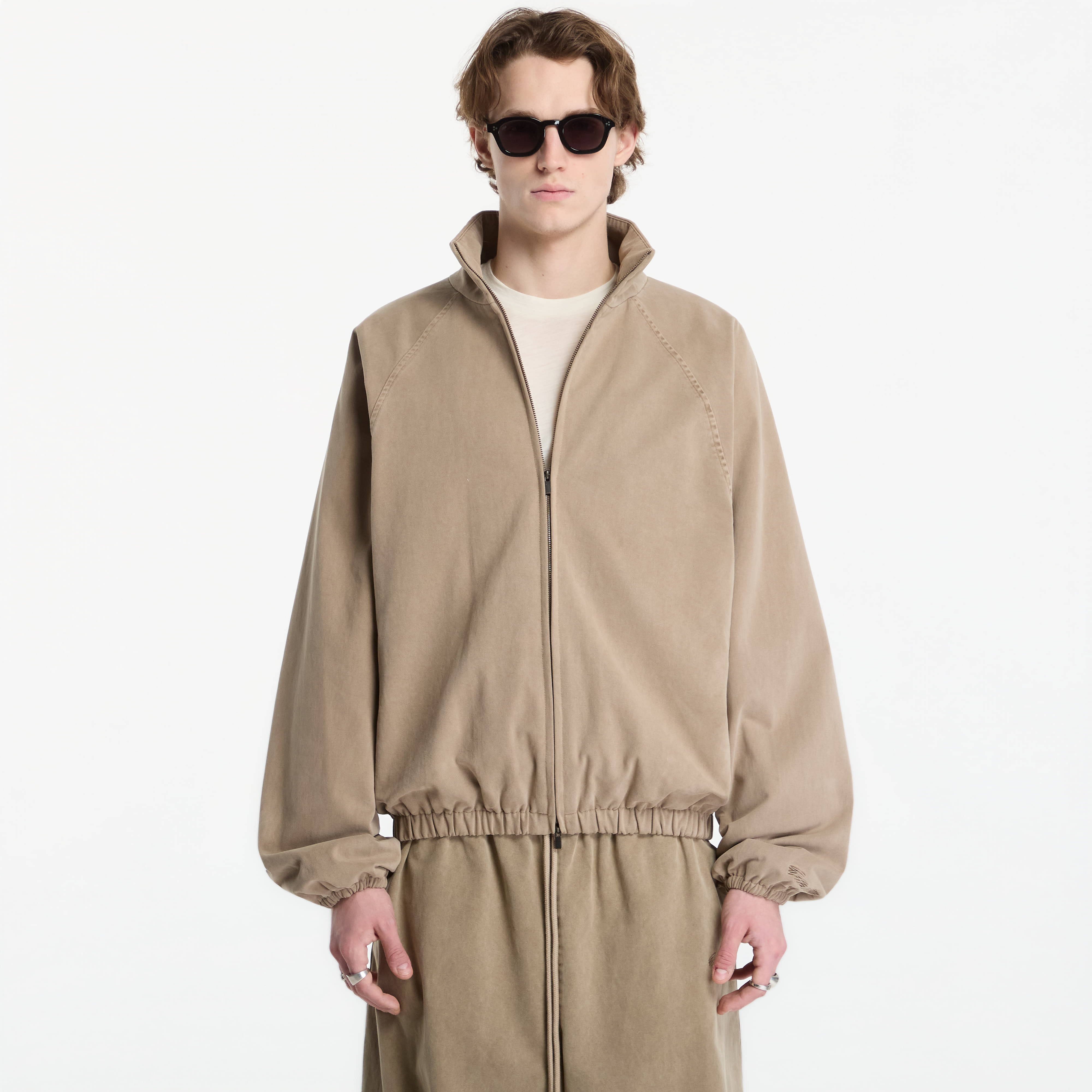 Яке Fear Of God Essentials Modern Zipped Jacket Washed Clay S