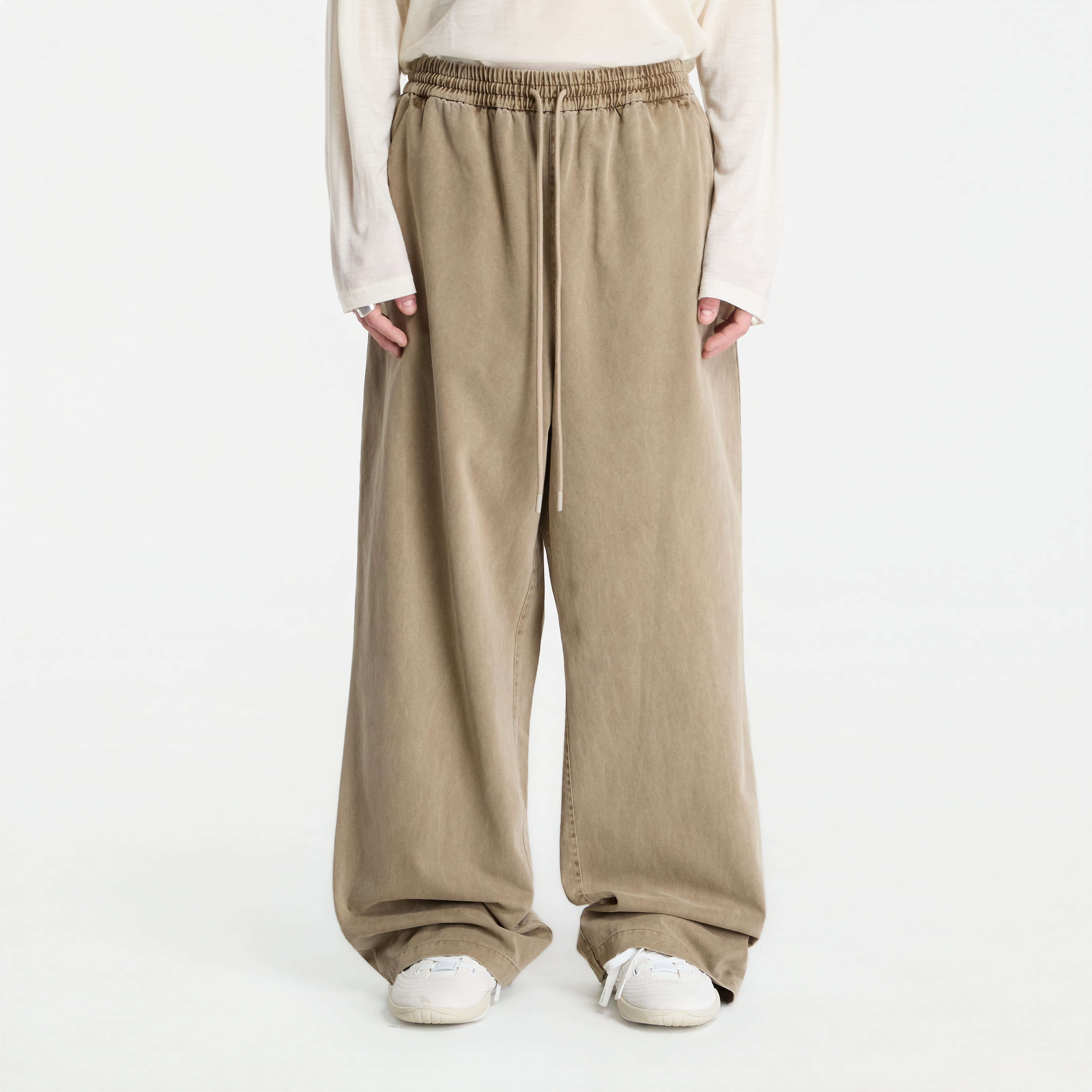 Панталони Fear Of God Essentials Lounge Drawstring Pant Washed Clay S