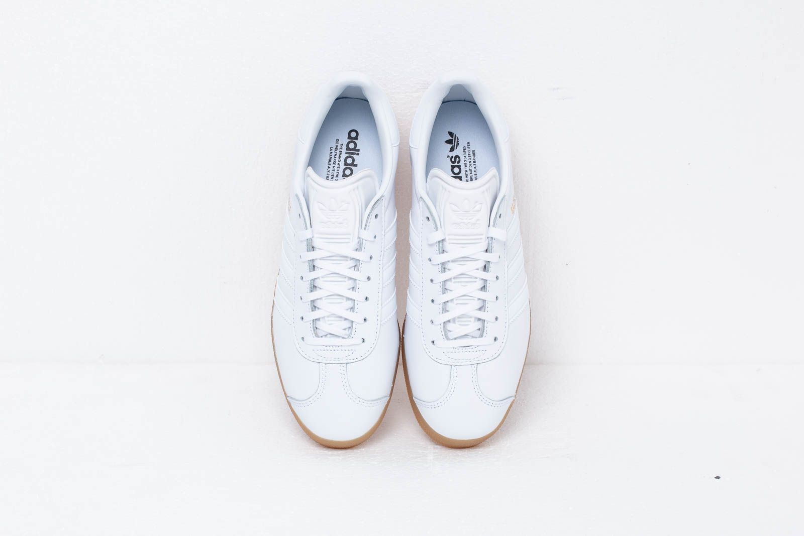 Sko til mænd adidas Gazelle Ftw White/ Ftw White/ Gum4