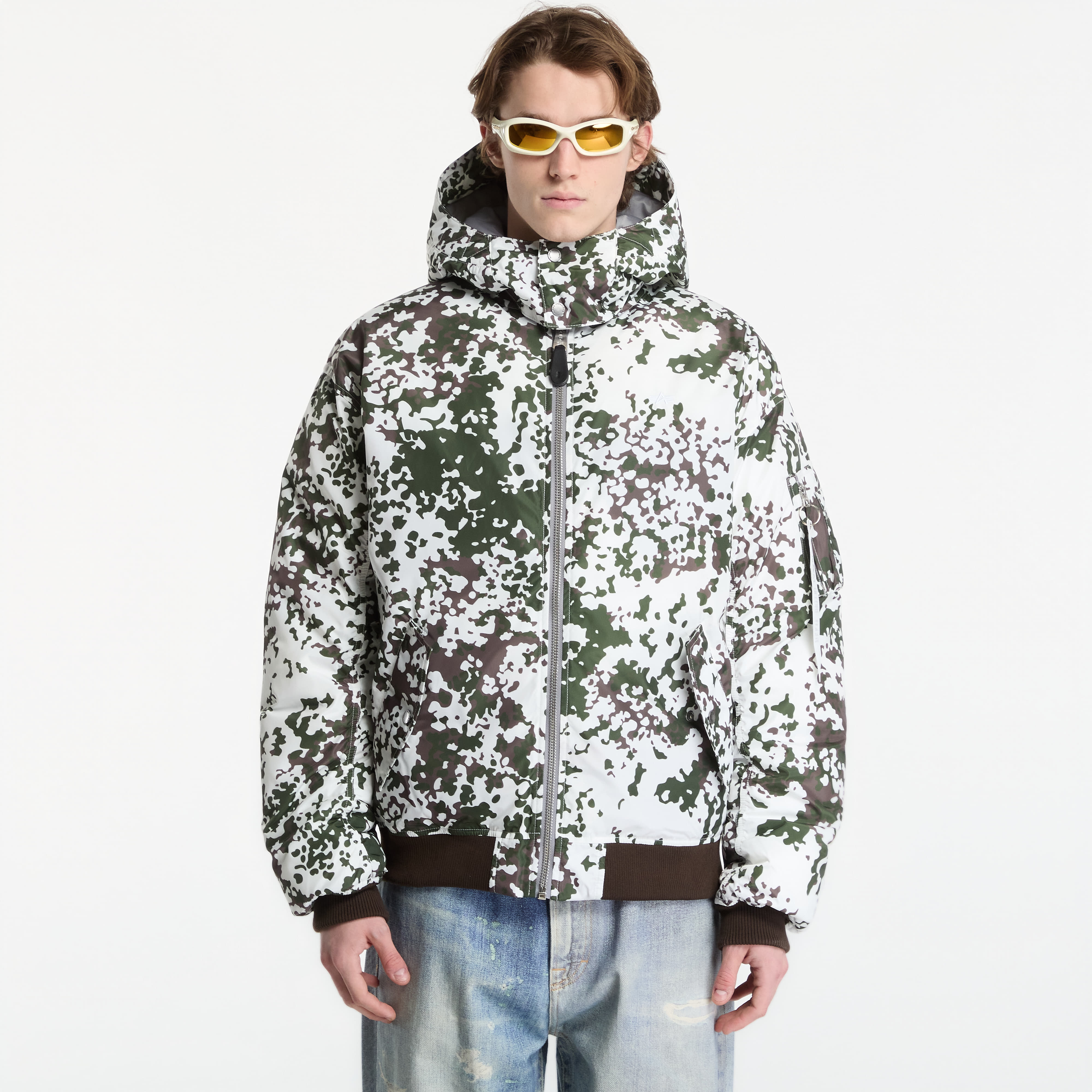 Bomber Alpha Industries MA-1 Taffeta Bomber Camo M48 Snow Camo M