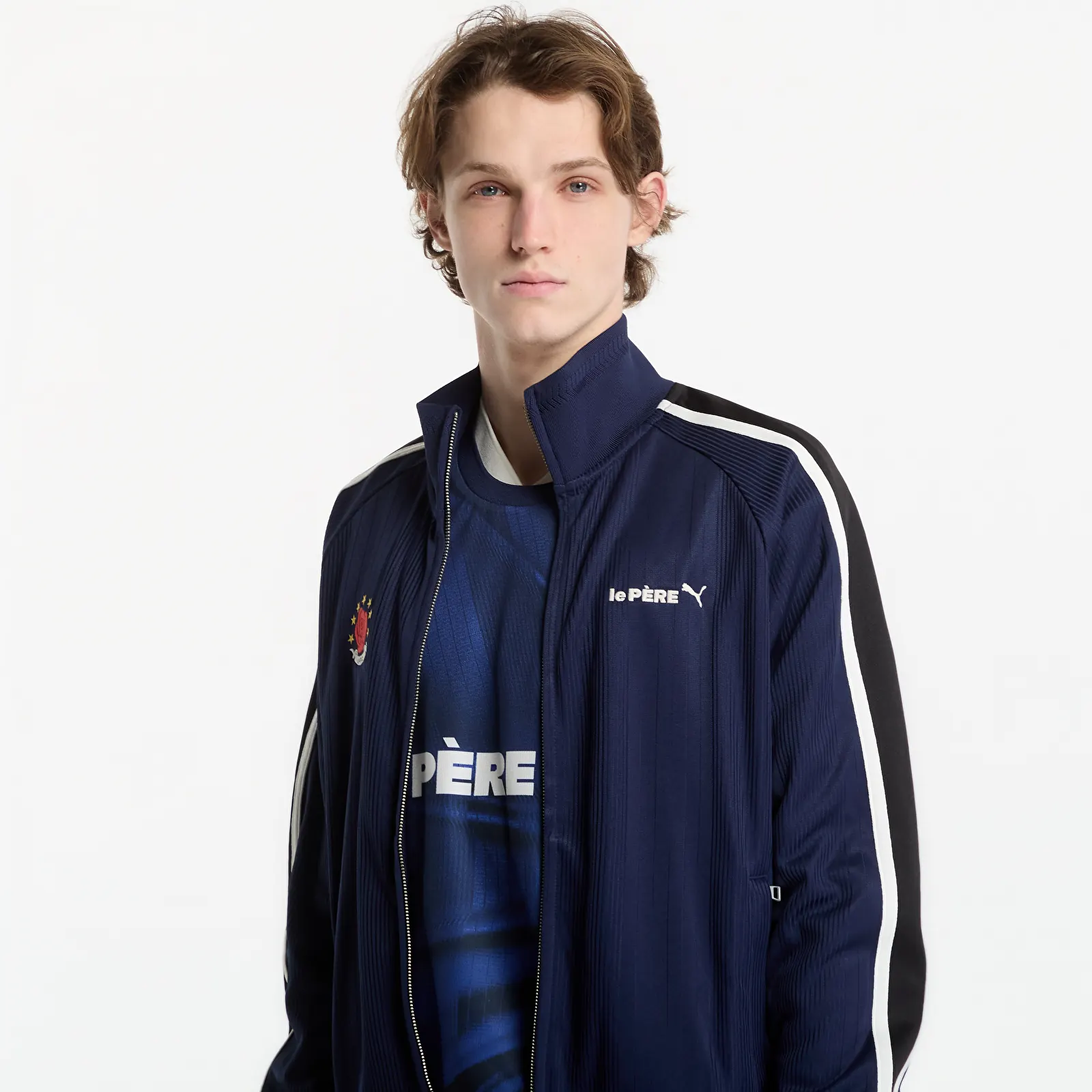 Kabátok Puma X Le Père T7 Jacket Puma Navy
