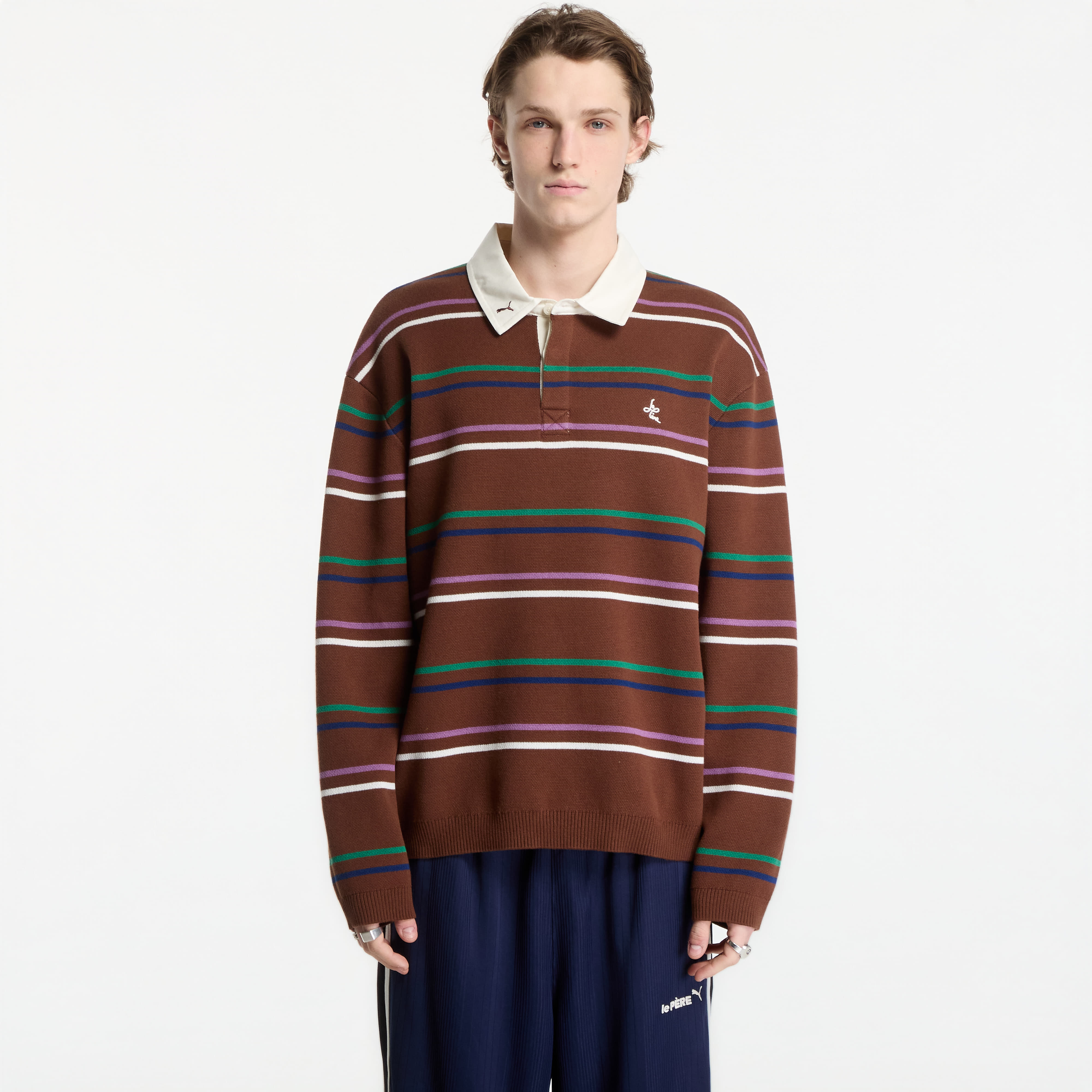 T-shirt Puma X Le Père Knitted Rugby Polo Potting Soil XL