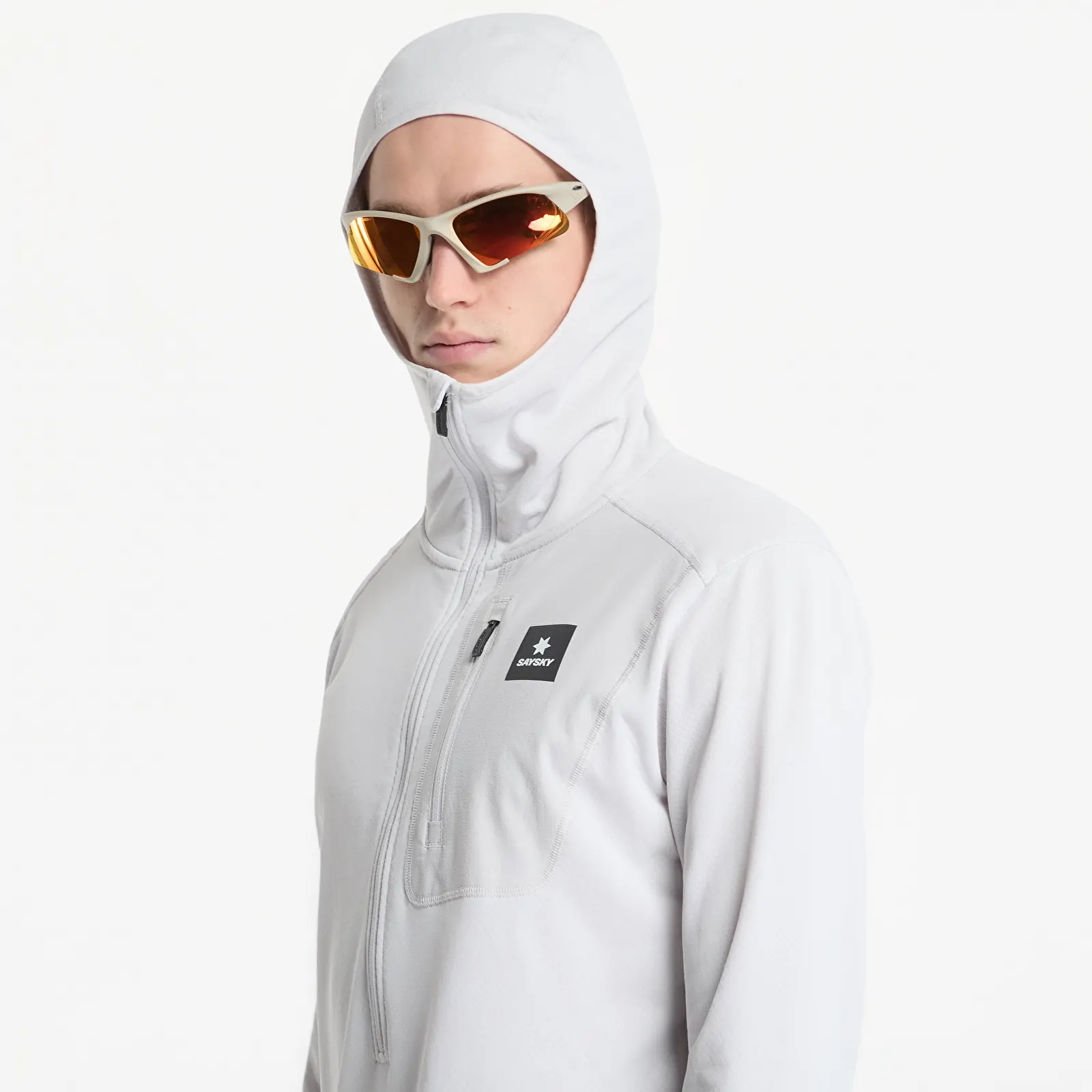 Худі та реглани SAYSKY Combat Half Zip Fleece Hoodie Grey