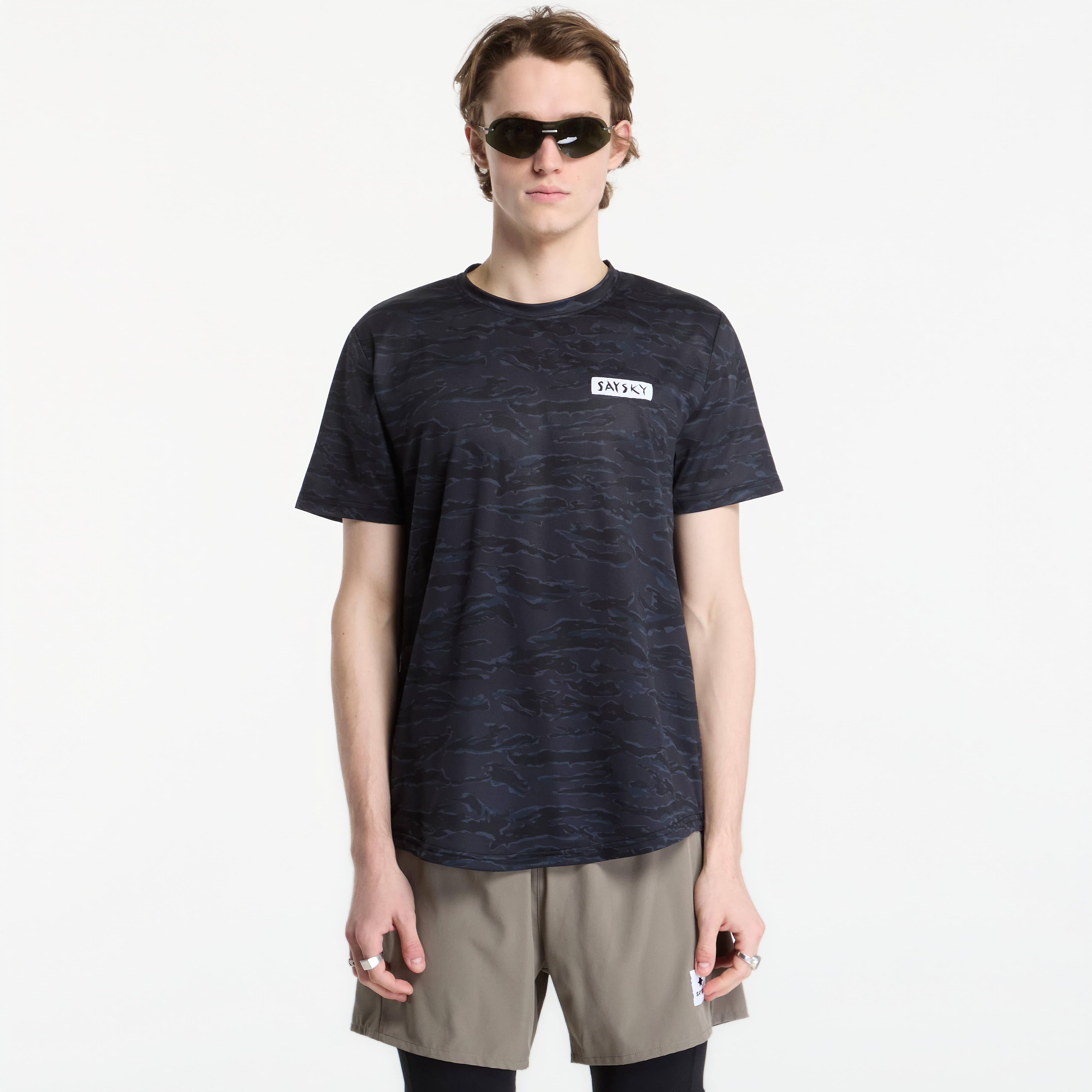 T-shirt SAYSKY Tiger Combat T-Shirt Black Camo L