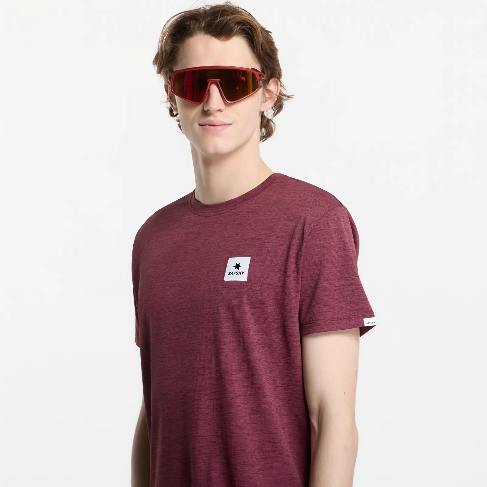 T-särgid SAYSKY Clean Combat Pro T-shirt Burgundy