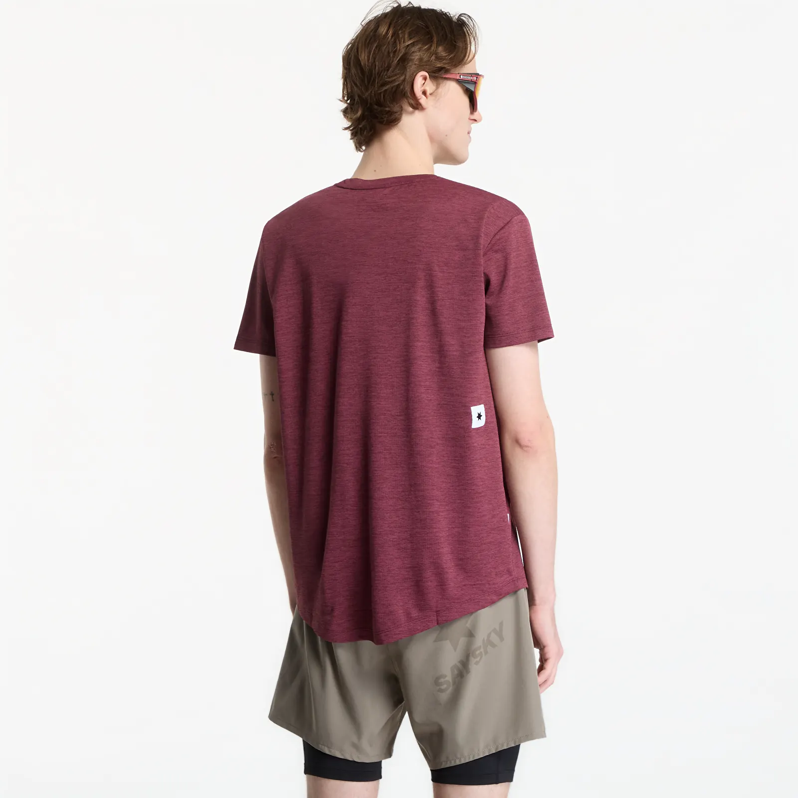 T-särgid SAYSKY Clean Combat Pro T-shirt Burgundy