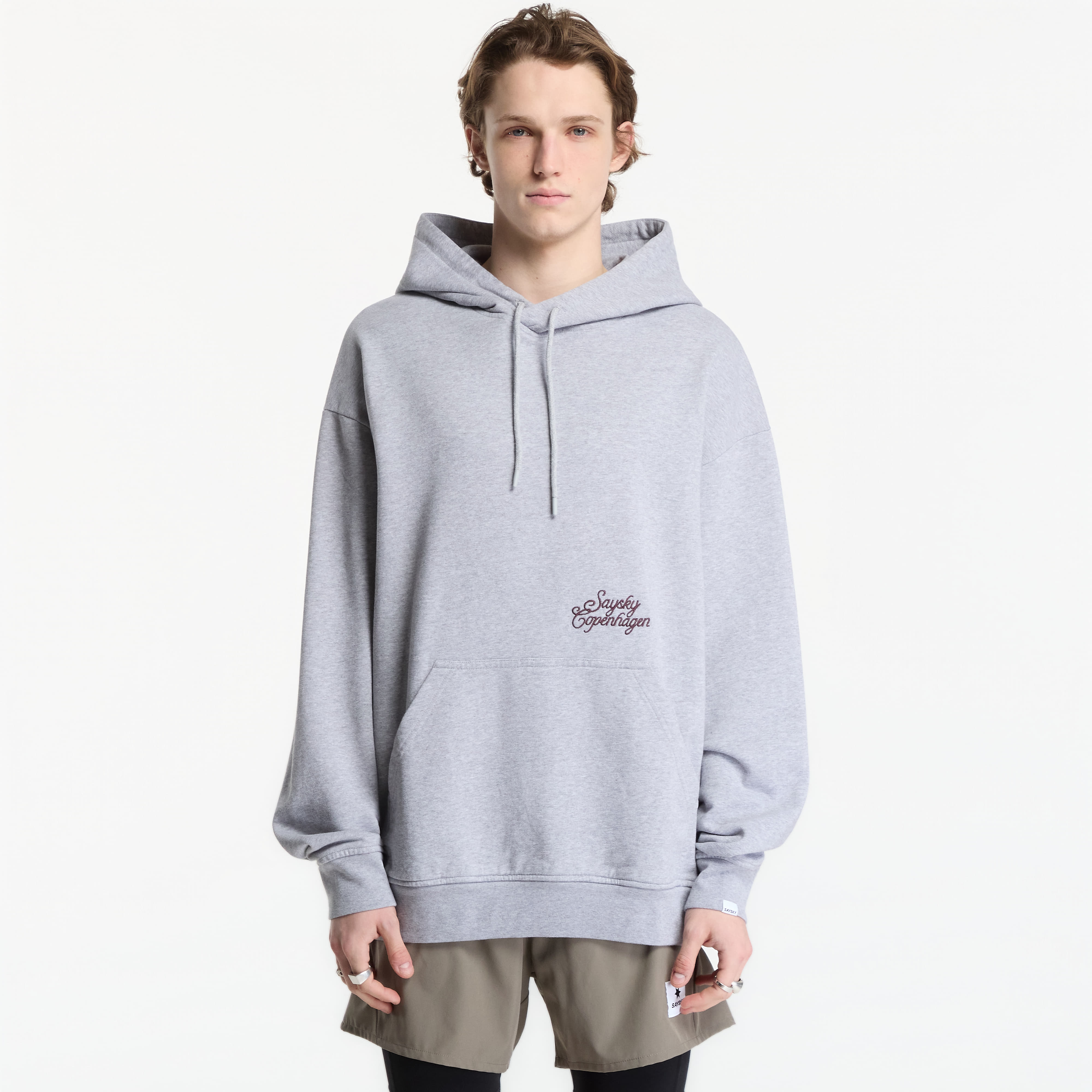 Sweatshirt SAYSKY Statement Oversized Hoodie Grey XS