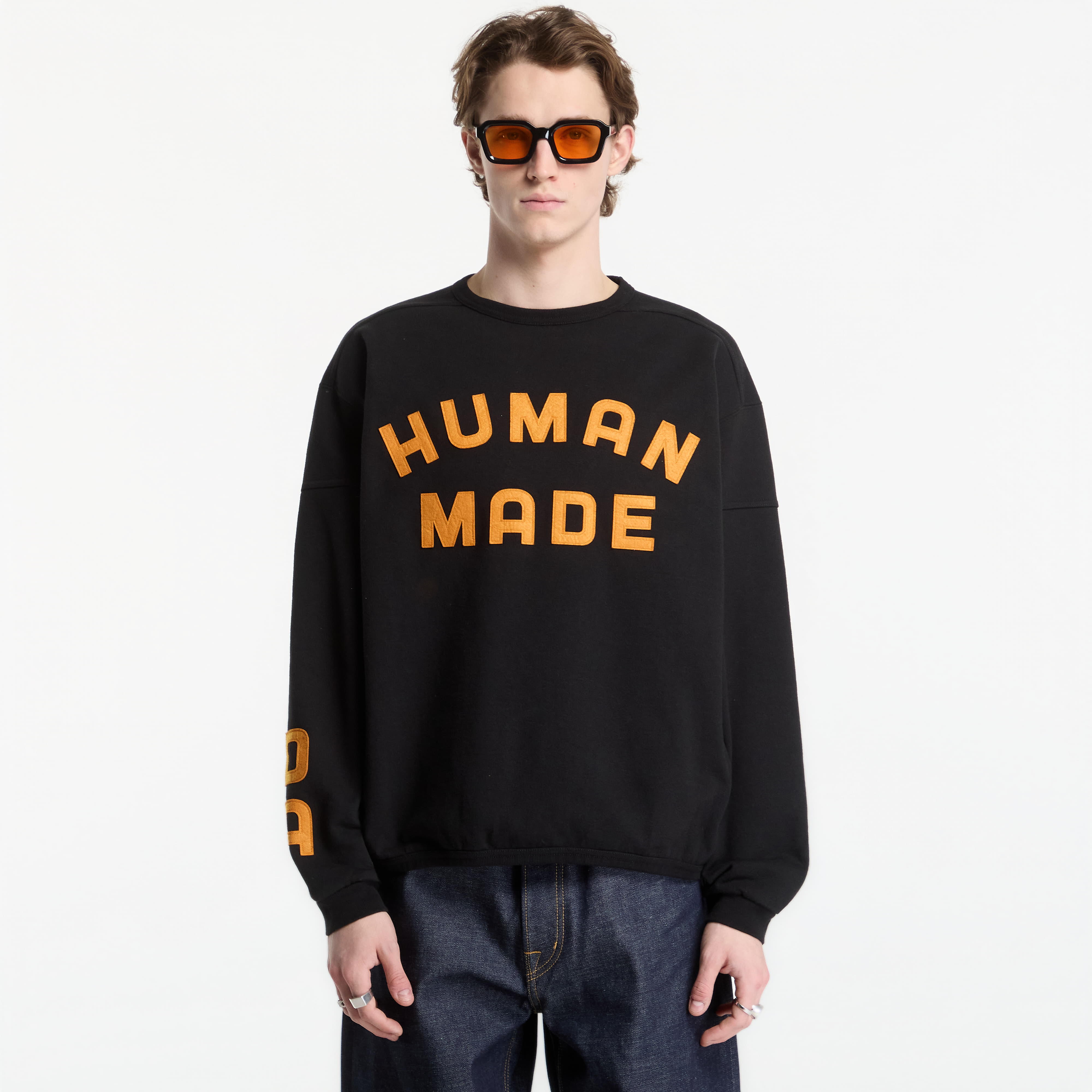 Sweatshirt Human Made Crewneck Sweatshirt UNISEX Black L