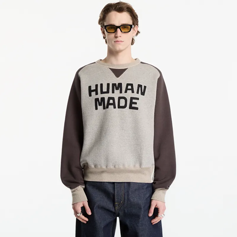 Bluza Human Made Raglan Tsuriami Sweatshirt UNISEX Charcoal