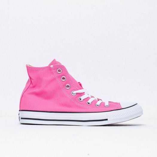 Hot pink discount high top converse