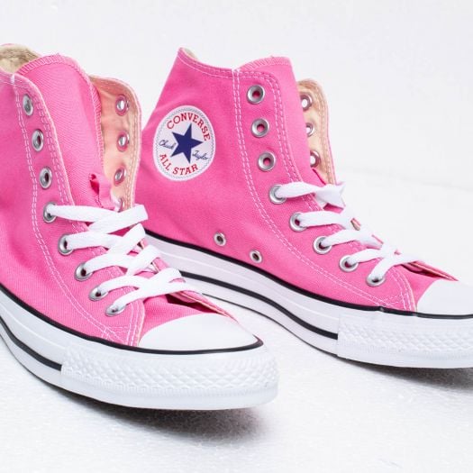 Converse all star hi pink deals