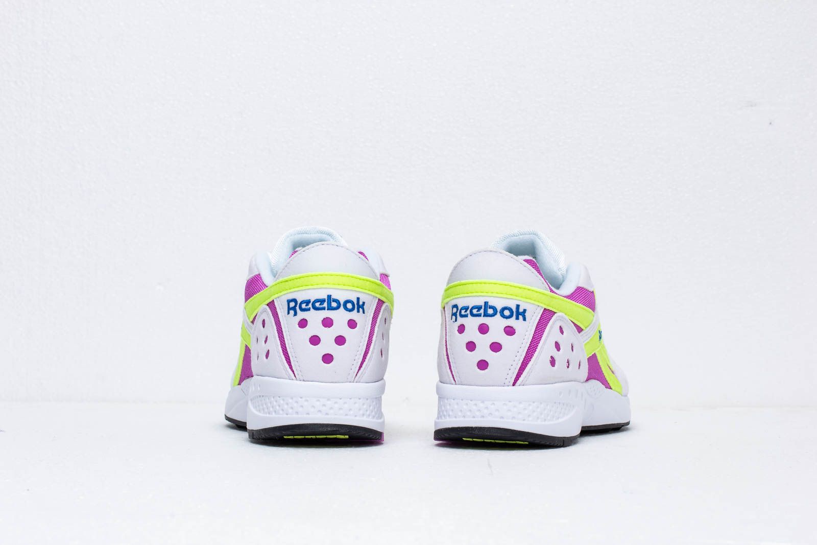 Zapatillas Hombre Reebok Pyro White/ Violet/ Neon/ Cobalt
