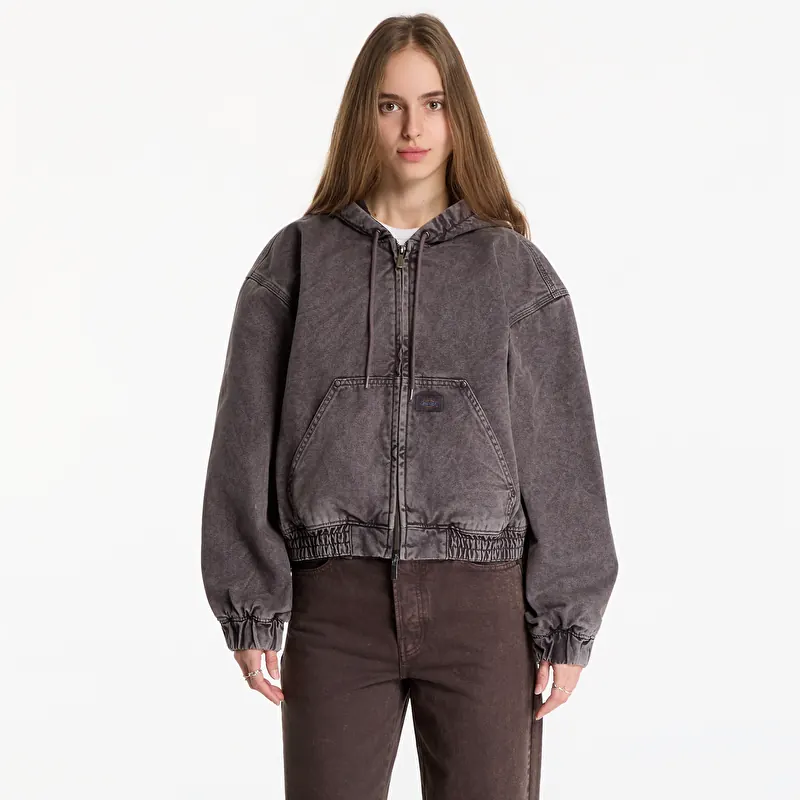 Veste Dickies Peoria Canvas Hooded Jacket Charcoal
